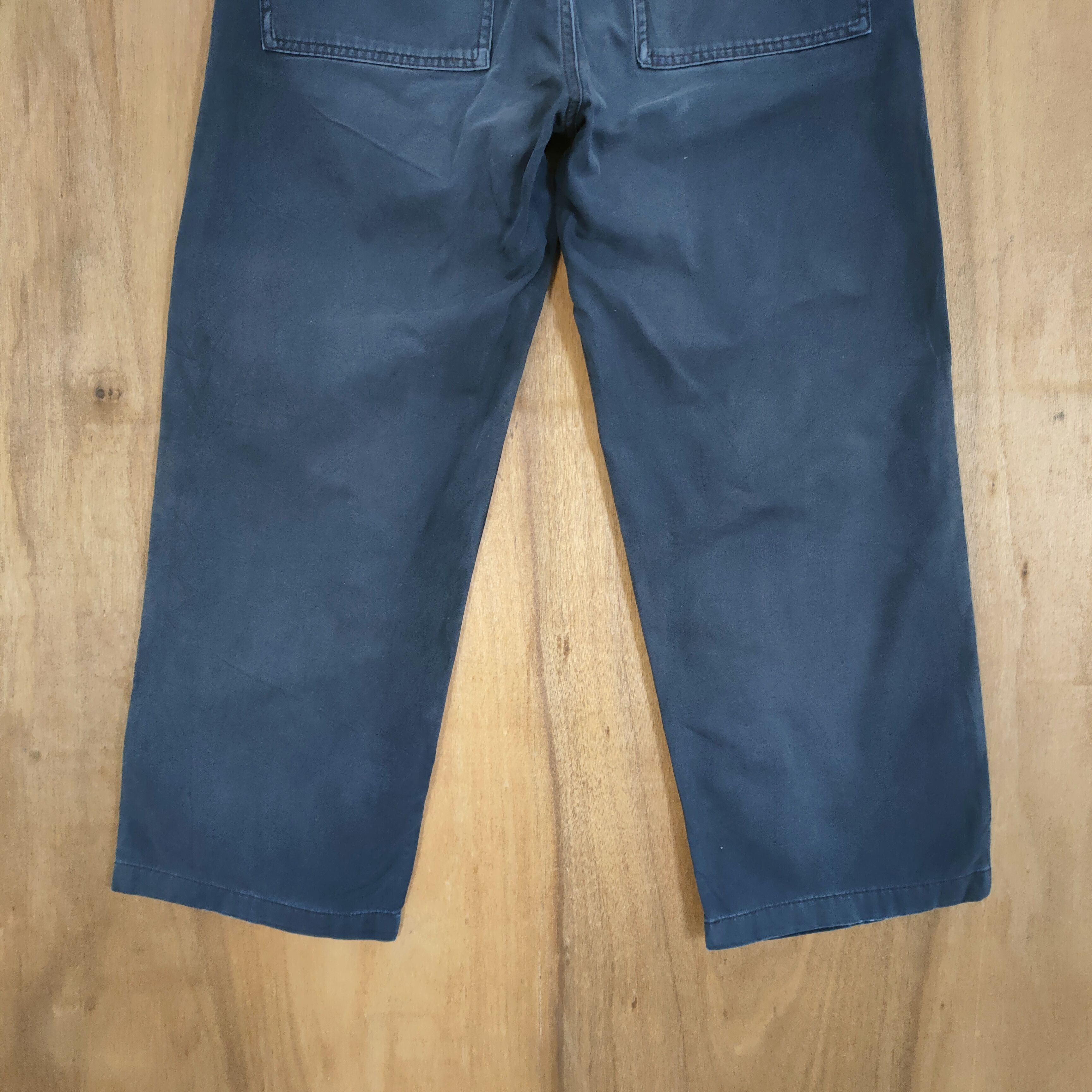 Japanese Brand JAPANESE GU DARK BLUE TROUSERS BUSH PANTS Size US 32 / EU 48 - 9 Thumbnail