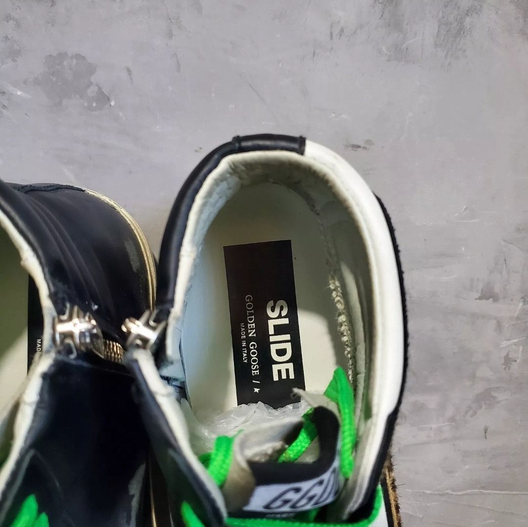 Golden Goose Golden Goose Slide High Top Sneaker 38 Rainbow Black Size US 8 / IT 38 - 3 Thumbnail