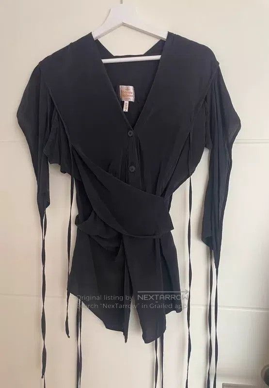 Vivienne Westwood Vivienne Westwood Rare Pure Silk Top Size S / US 4 / IT 40 - 5 Thumbnail