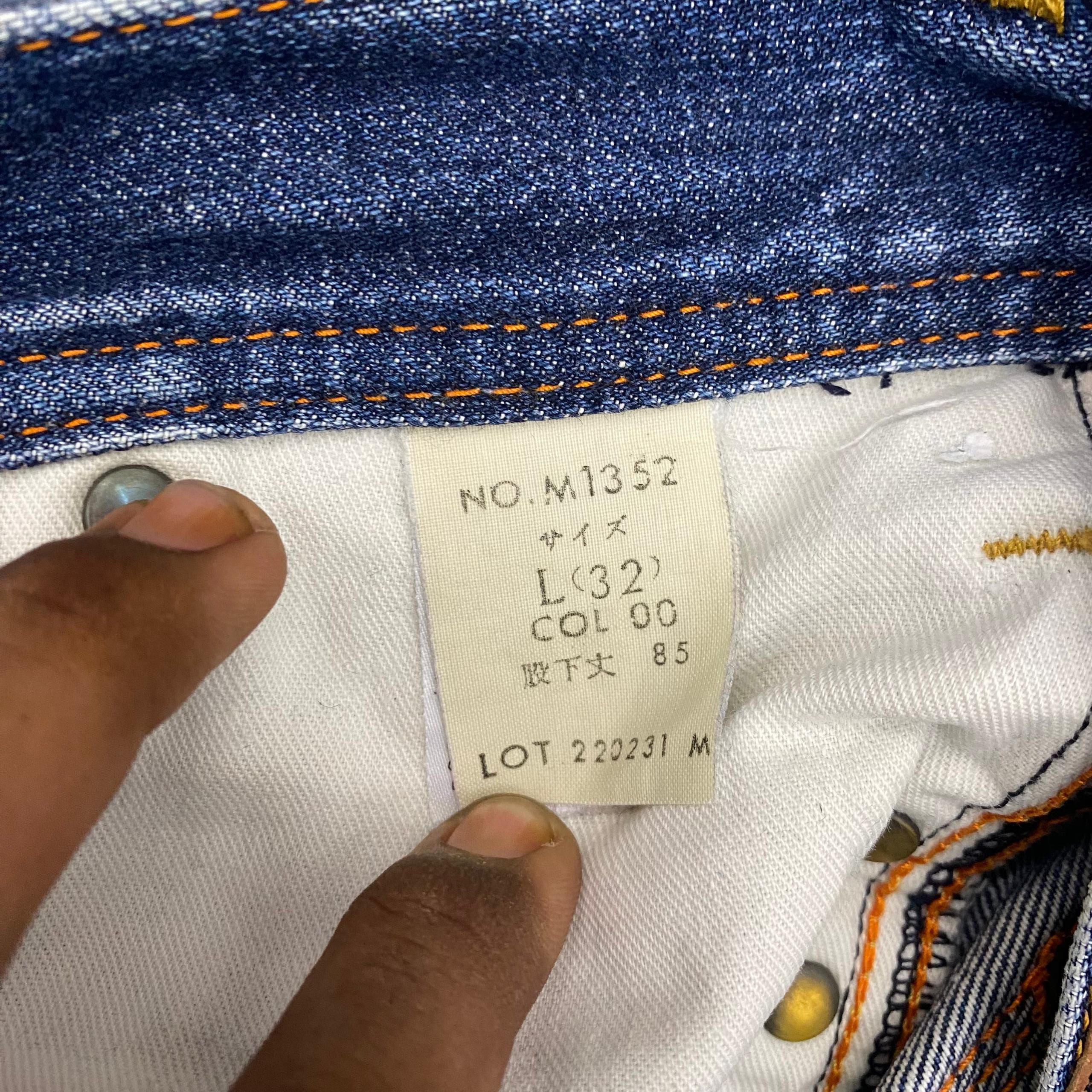 If Six Was Nine 💥Best Offer💥Vintage Blue Way Distressed Denim Size US 35 - 17 Thumbnail