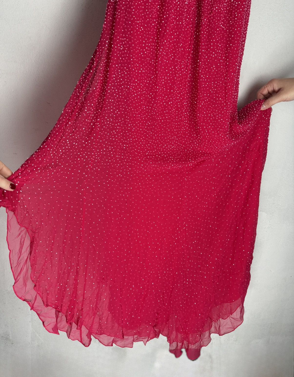 Other Dolce Jovani Silk Beaded Strapless Evening Gown Couture y2k Size M / US 6-8 / IT 42-44 - 7 Thumbnail