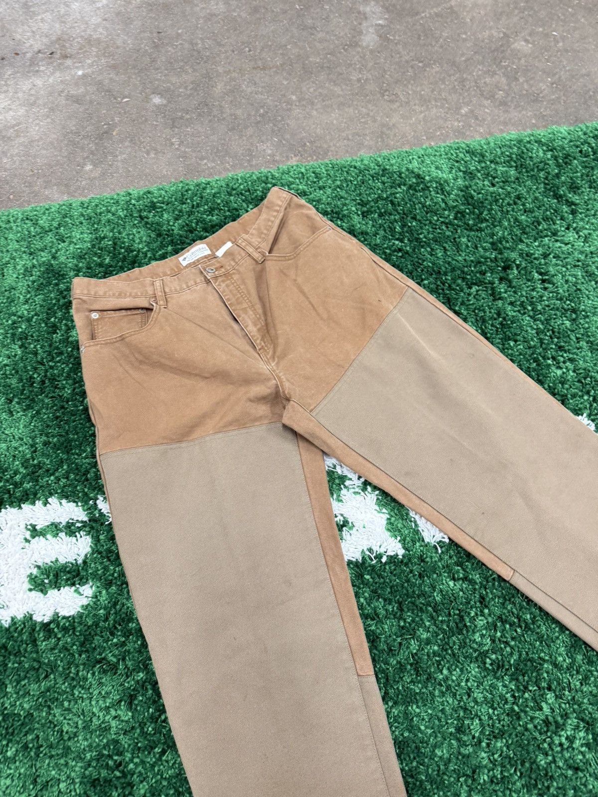 Columbia × Vintage Vintage Columbia Denim Double Knee Pants Sz. 34 Size US 34 / EU 50 - 2 Thumbnail