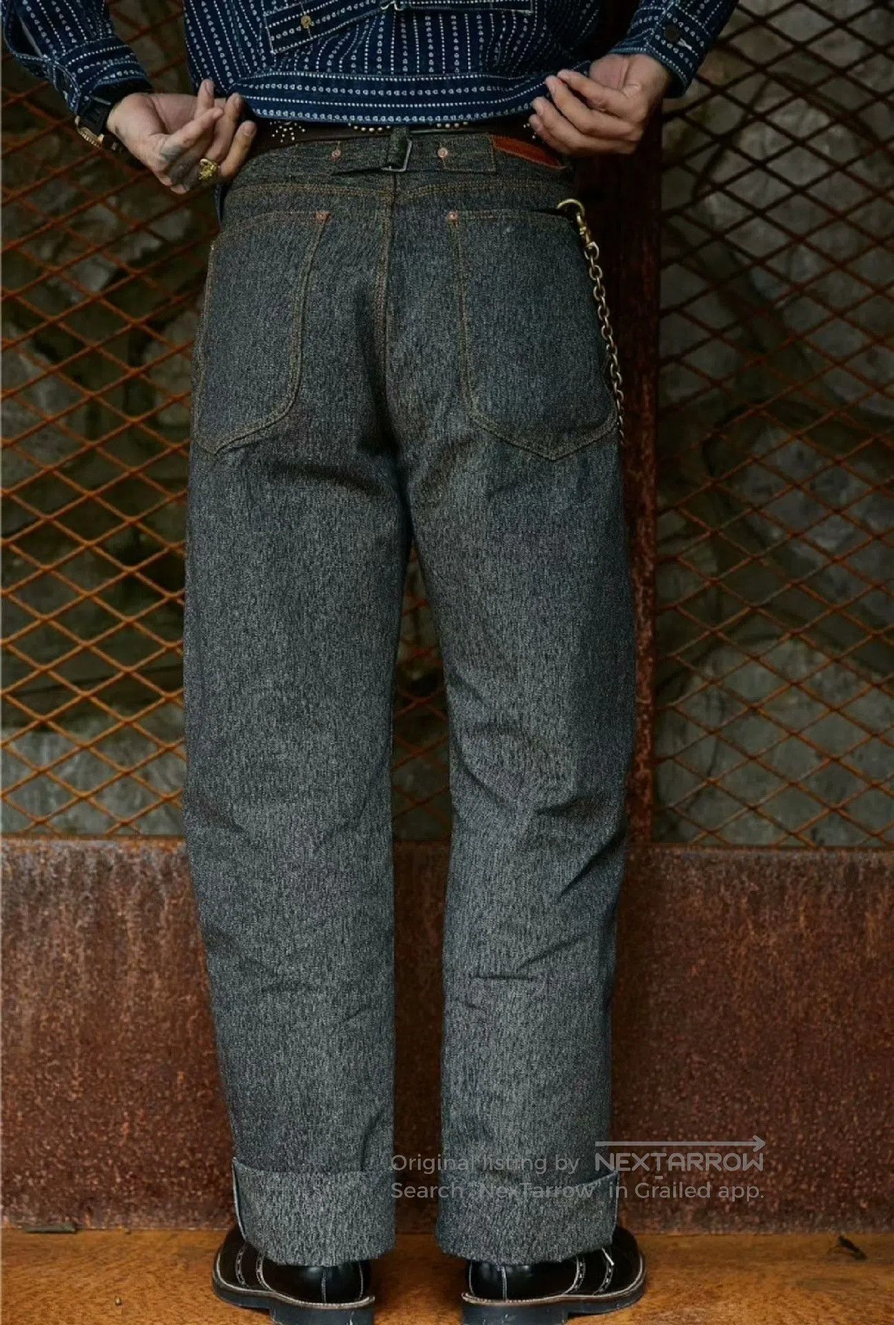 Mastercraft Union Labour Union Vintage High-Waist Wide-Leg Pants. Size US 30 / EU 46 - 1 Thumbnail