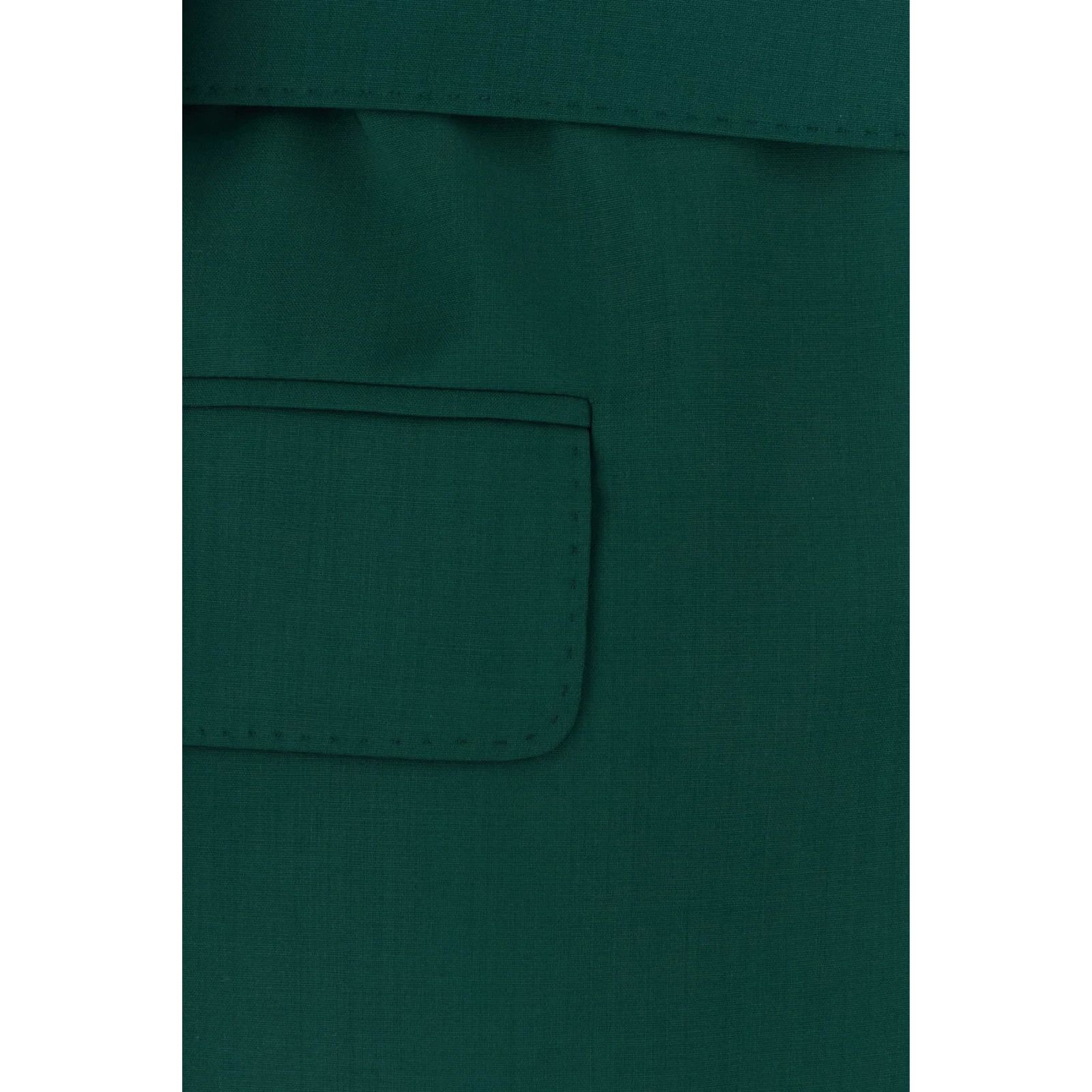 Max Mara MAX MARA Talento Dark Green Wool Blazer New & Authentic (Wom Size M / US 6-8 / IT 42-44 - 3 Thumbnail