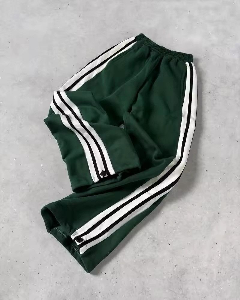 Japanese Brand Stripes Fashion High Waist Wide-leg Pants Size US 33 - 2 Thumbnail
