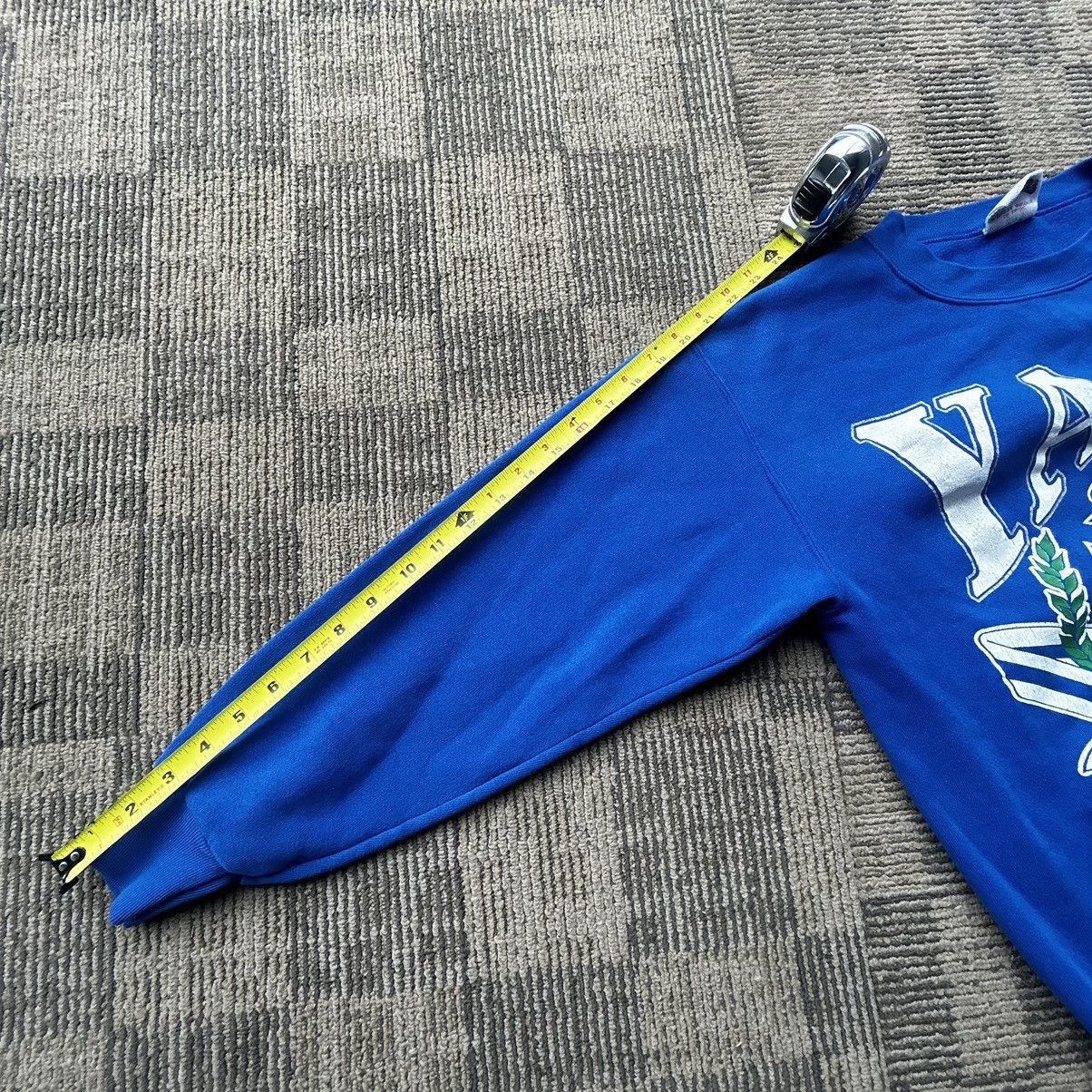 Nutmeg Vintage 90’s Yale University Blue Spell-Out Crewneck Size M / US 6-8 / IT 42-44 - 6 Thumbnail