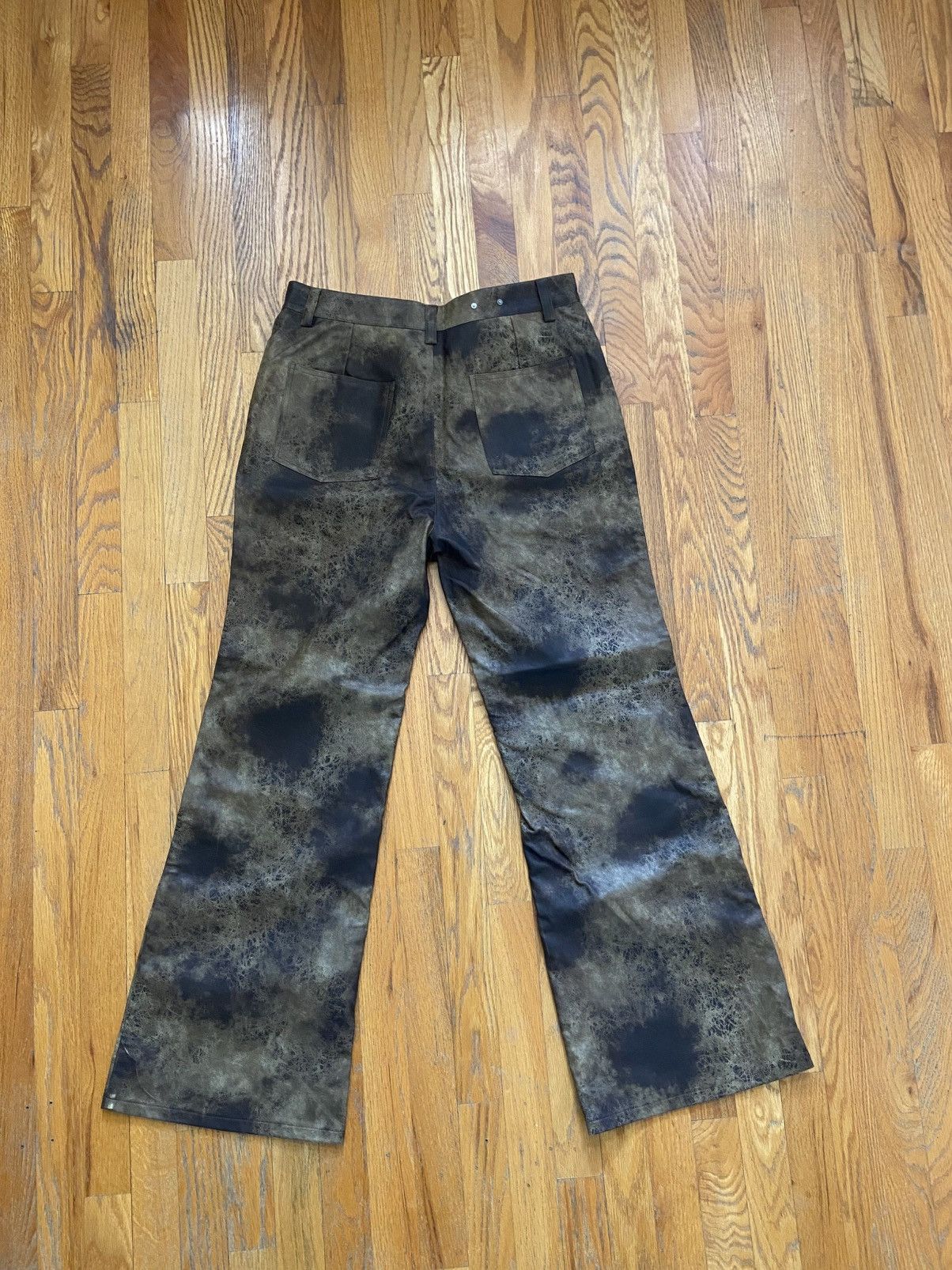 Other Flared leather pants Size US 34 / EU 50 - 2 Thumbnail