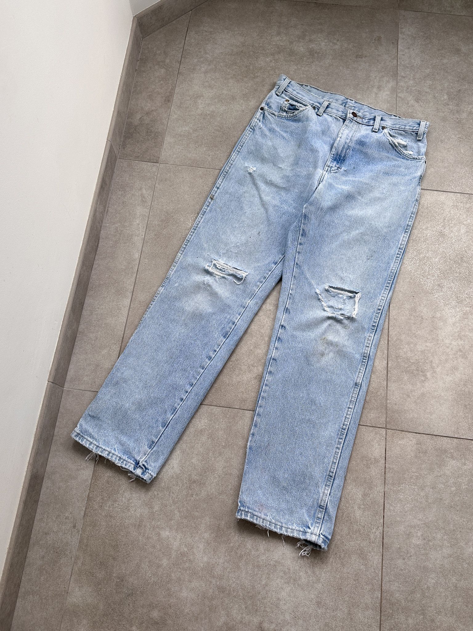 Dickies Vintage Dickies Distressed Blue Denim Pants Jeans Size US 34 / EU 50 - 6 Thumbnail