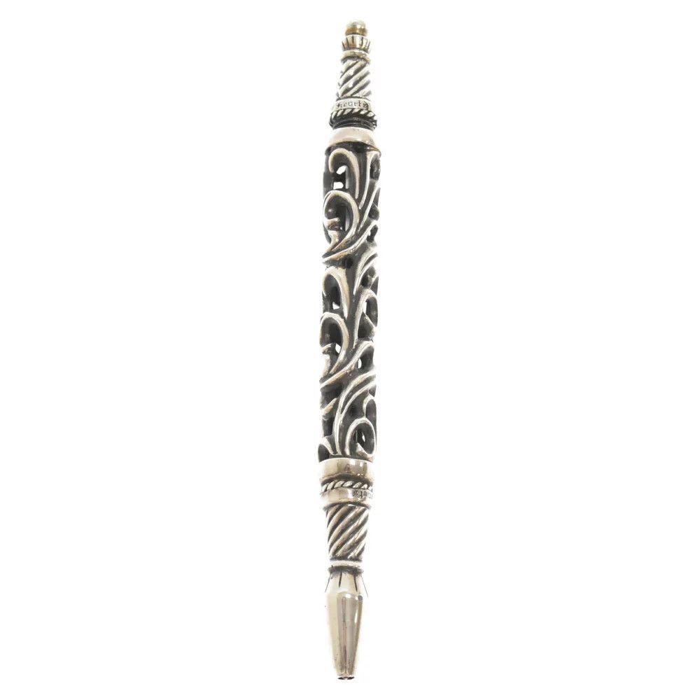 image of Chrome Hearts Engraved Pen in Silver, Men's