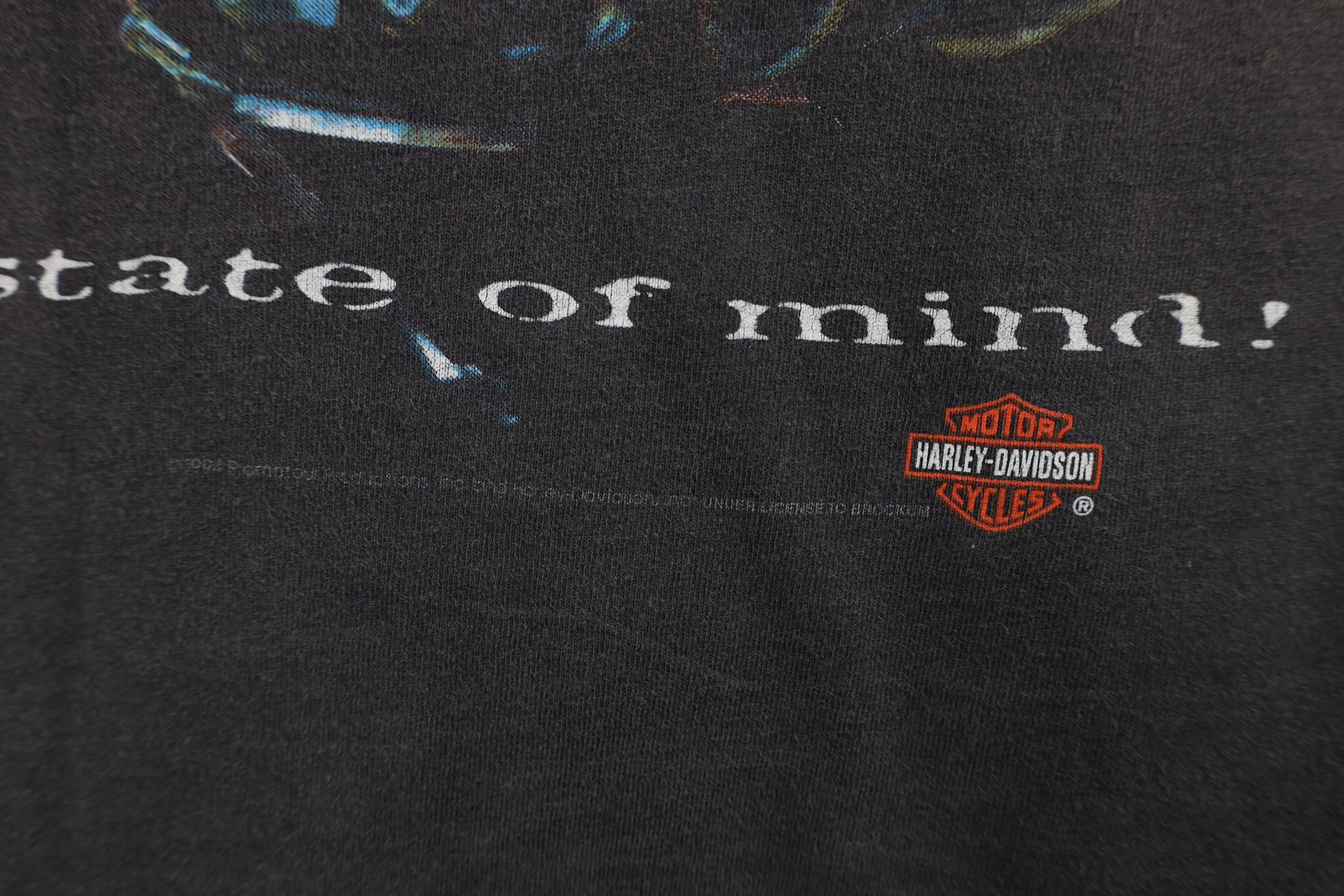 Harley Davidson × Vintage Vintage 90s Harley Davidson Stones Voodoo Lounge T-Shirt USA Size US XL / EU 56 / 4 - 6 Thumbnail