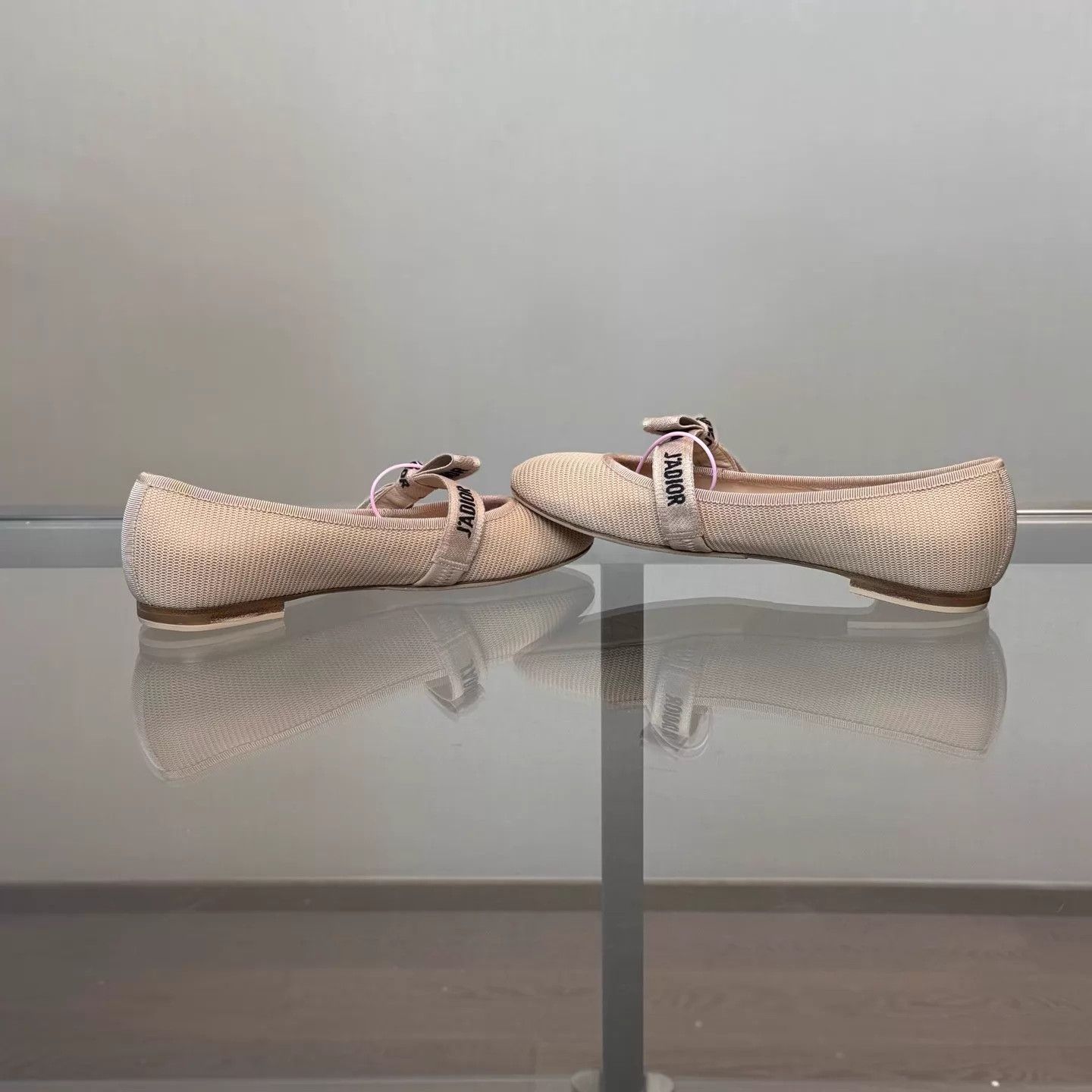 Dior Dior Logo Bow Ballet Flats EU 35.5 Size US 5 / IT 35 - 6 Thumbnail
