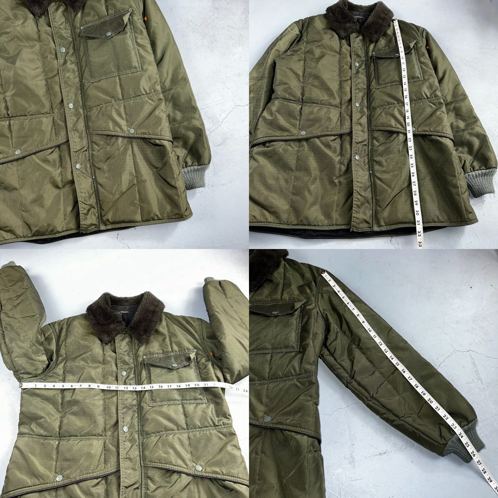 Refrigiwear VINTAGE Green Parka Puffer Jacket Coat Mens L RefrigiWear 1960s Winter Long Nylon Wool? Size US L / EU 52-54 / 3 - 8 Thumbnail