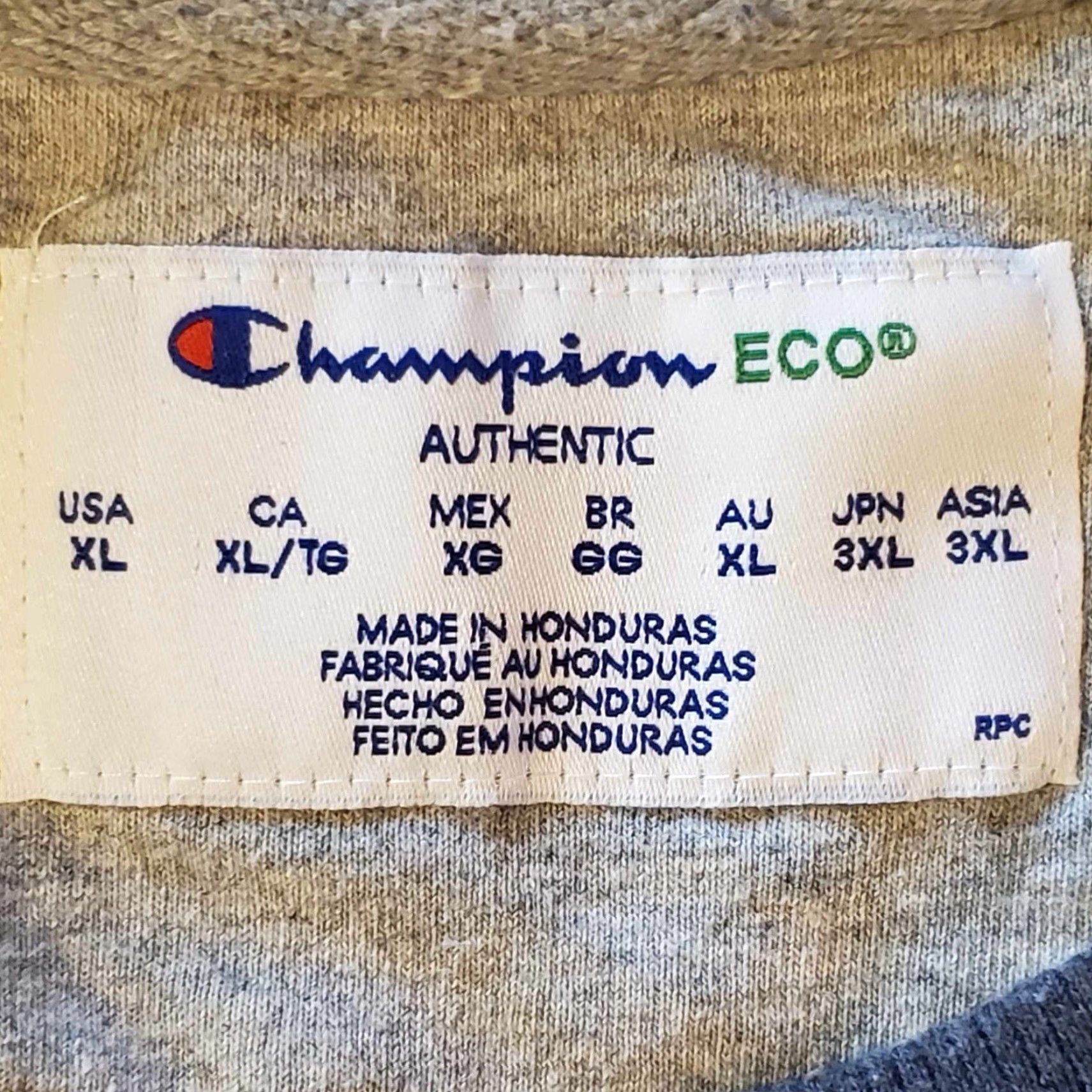 Champion Champion ECO Sweatshirt Crewneck Pullover Men's XL Gray Embroidered Logo Size US XL / EU 56 / 4 - 3 Thumbnail