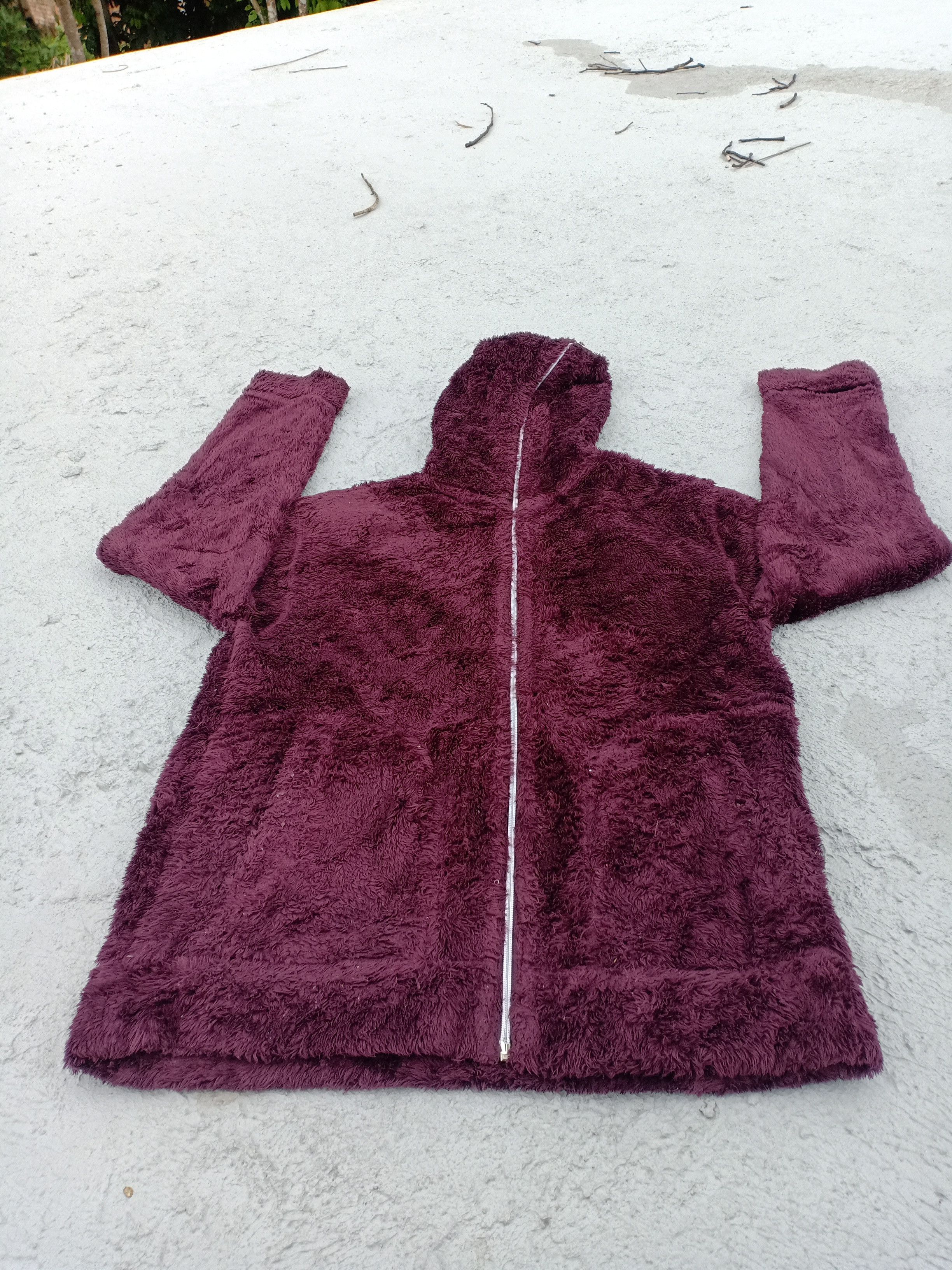 Converse CONVERSE fully zipper fluffy hoodie Size US L / EU 52-54 / 3 - 3 Thumbnail