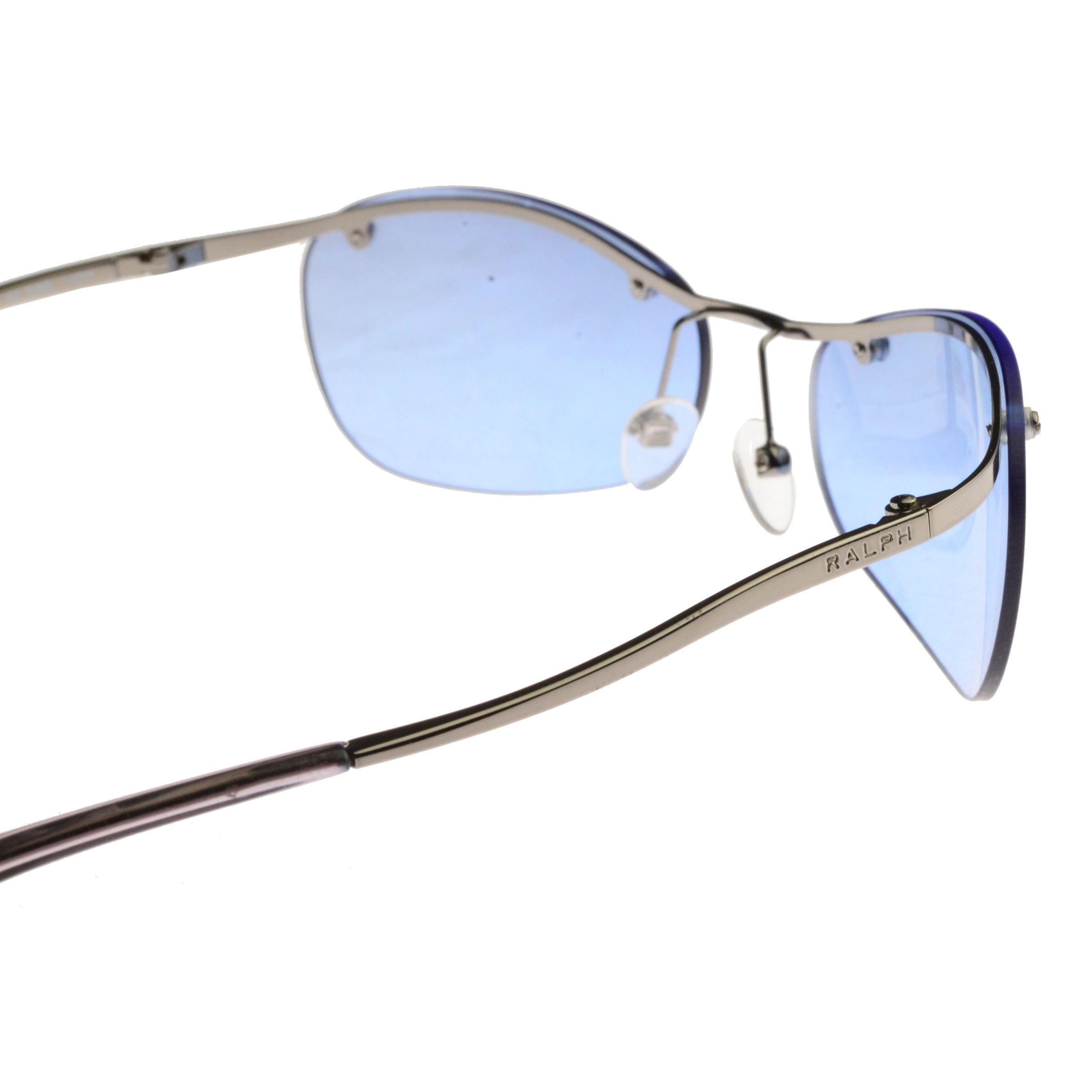 Ralph Lauren '90s Transparent Blue Rimless Sunglasses