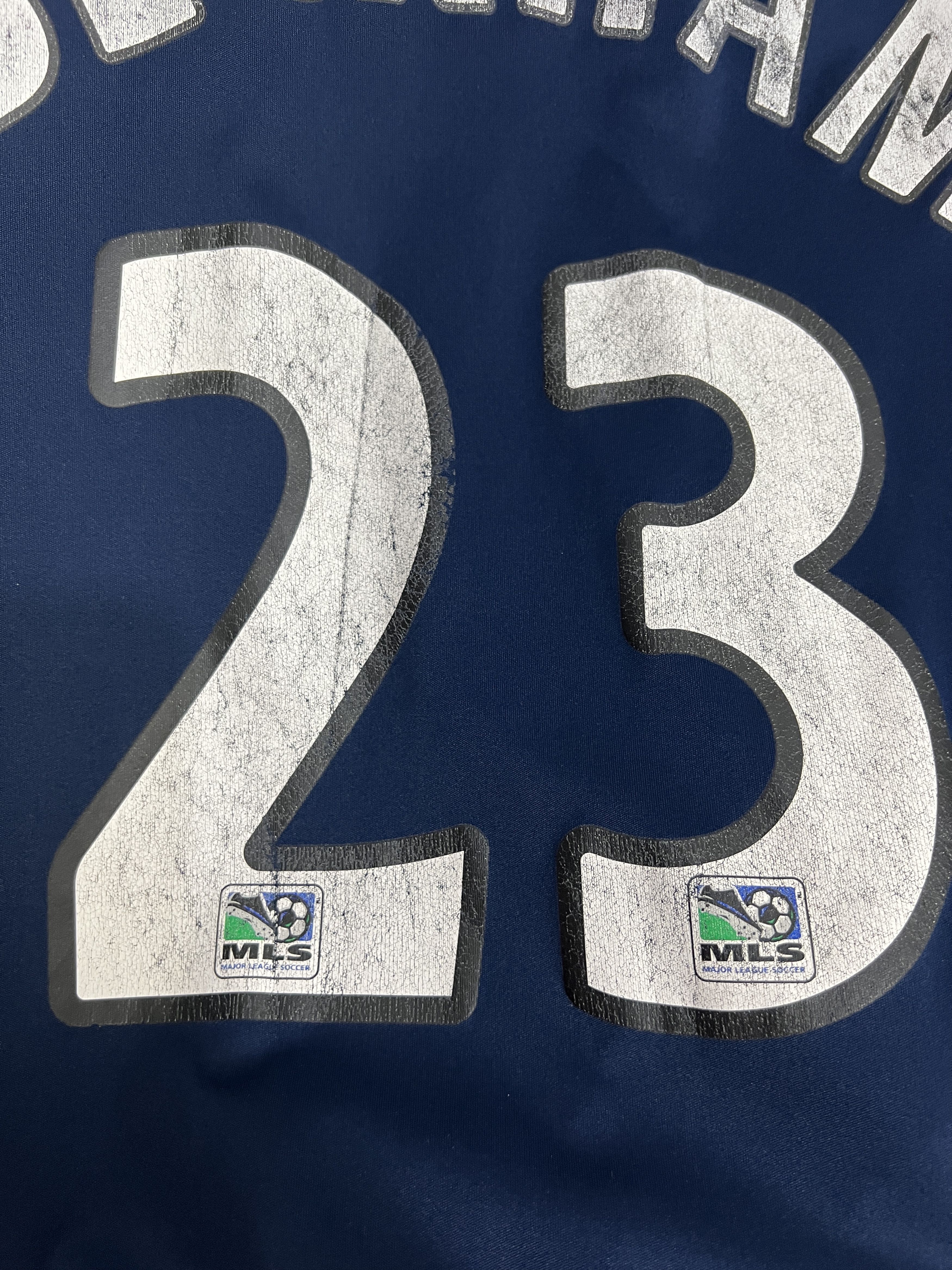 Adidas Los Angeles Galaxy football shirt Soccer #23 Beckham Jersey Size US L / EU 52-54 / 3 - 10 Thumbnail