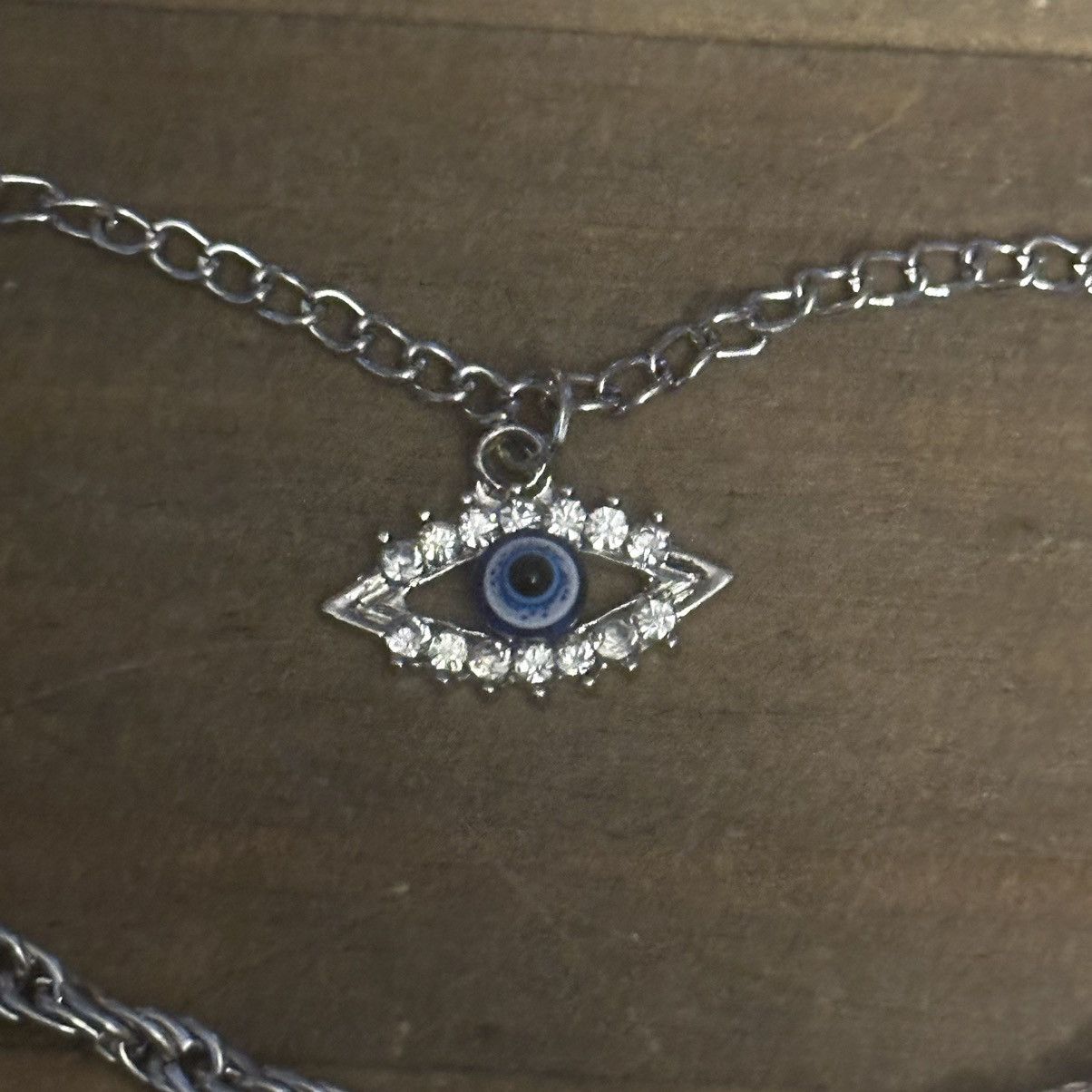 Other Multi strand layered evil eye and sun pendant necklace Size ONE SIZE - 3 Thumbnail