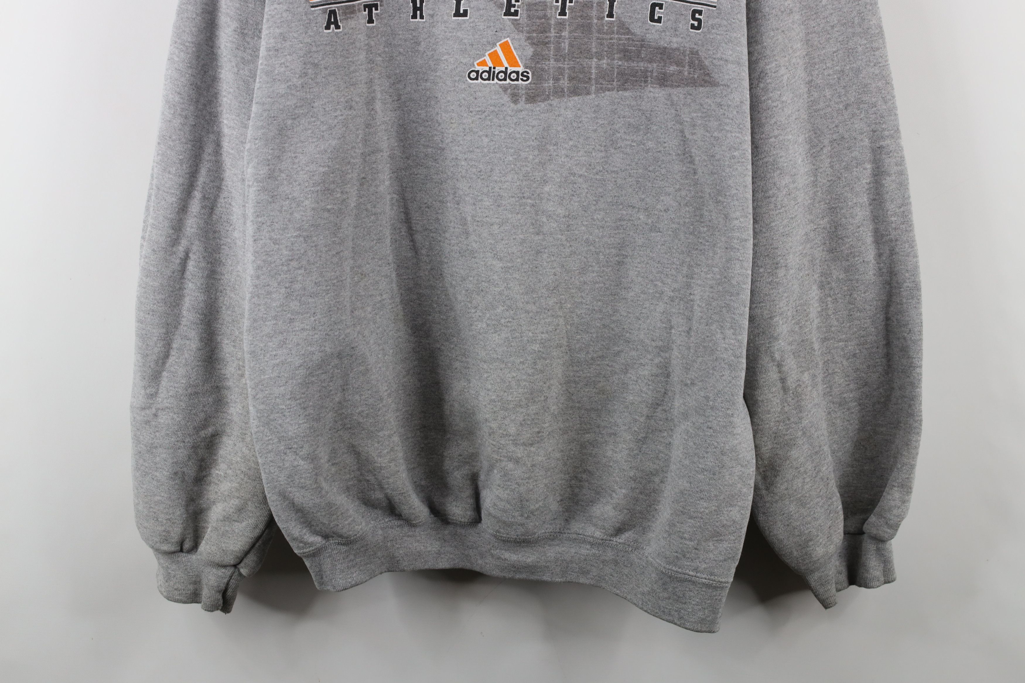 Adidas × Vintage Vintage 90s Adidas University Tennessee Athletics Sweatshirt Size US XL / EU 56 / 4 - 3 Thumbnail
