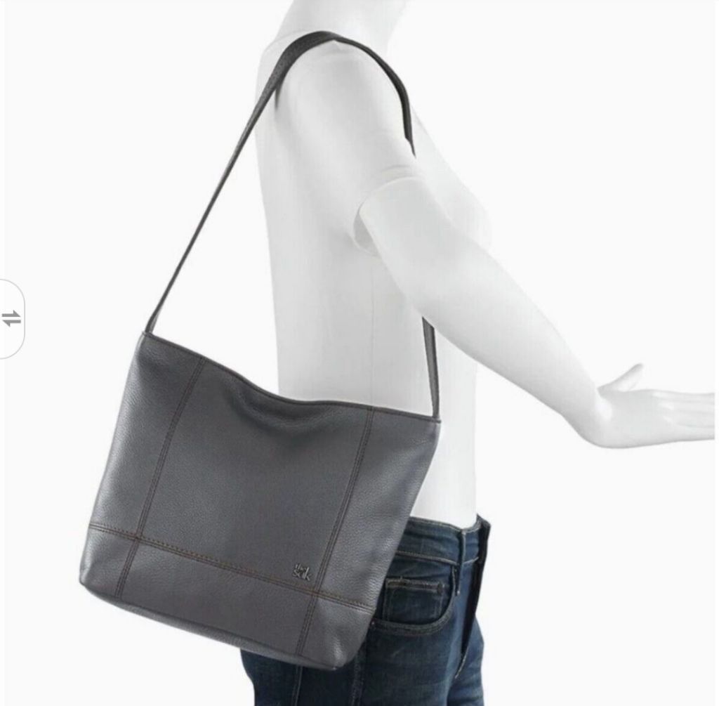 The Sak The Sak De Young Leather Hobo Bag on Slate Size ONE SIZE - 2 Thumbnail