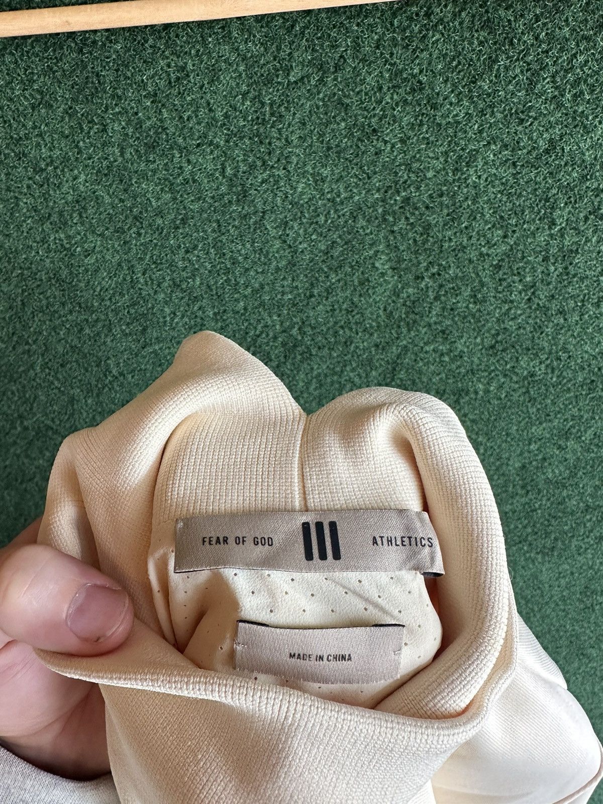 Adidas × Fear of God Fear of God x Adidas Athletics Women’s Pale Yellow Mock Neck Size M / US 6-8 / IT 42-44 - 5 Thumbnail