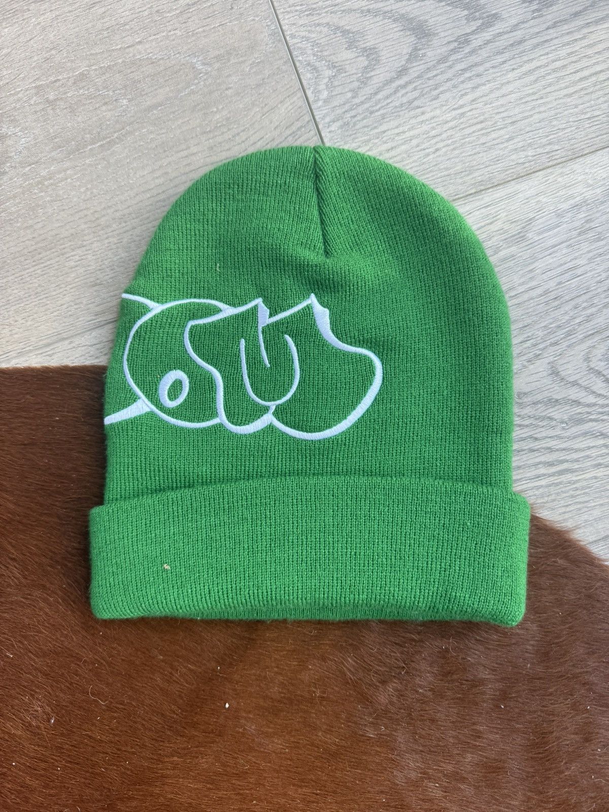 Supreme Supreme x MF DOOM Beanie Green Size ONE SIZE - 2 Thumbnail