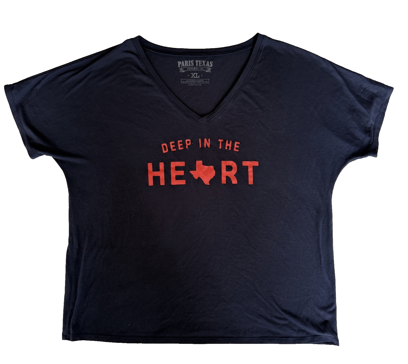 The Unbranded Brand Paris Texas Apparel Women's XL Graphic Tee Deep In The Hear Size XL / US 12-14 / IT 48-50 - 3 Thumbnail