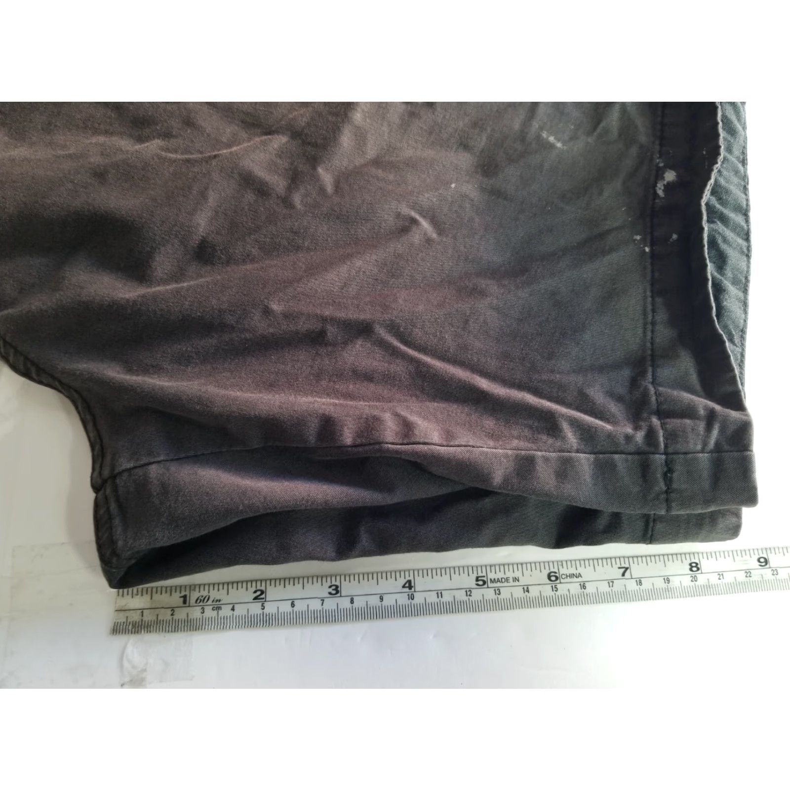 Vissla Vissla Shorts Mens Dark Gray Stretch Chino Stained Size 36" Size US 36 / EU 52 - 5 Thumbnail