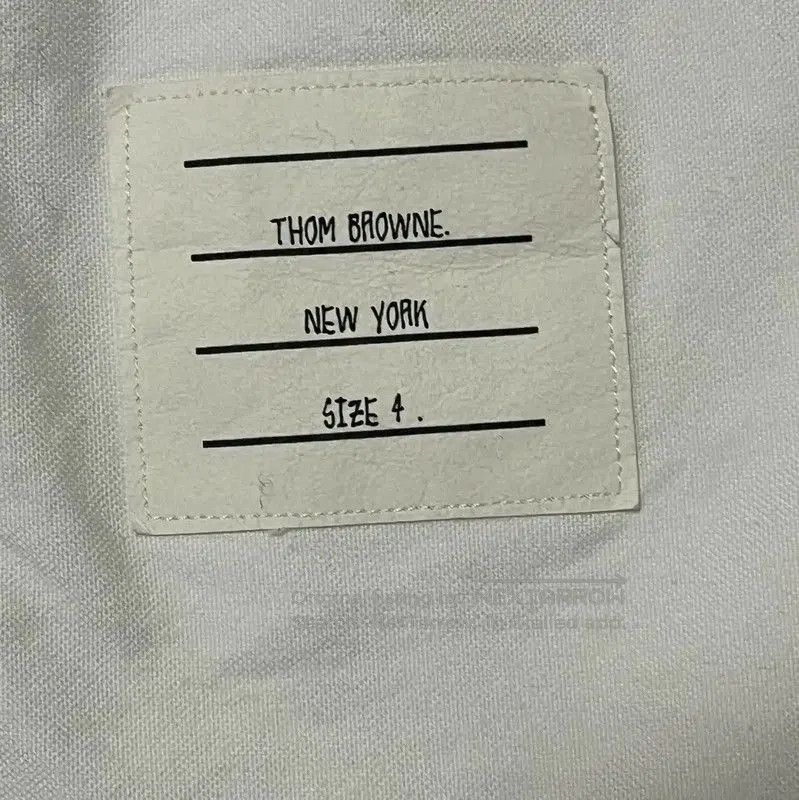Thom Browne Thom Browne White Cotton Long Sleeve Shirt . Size US XXL / EU 58 / 5 - 5 Thumbnail