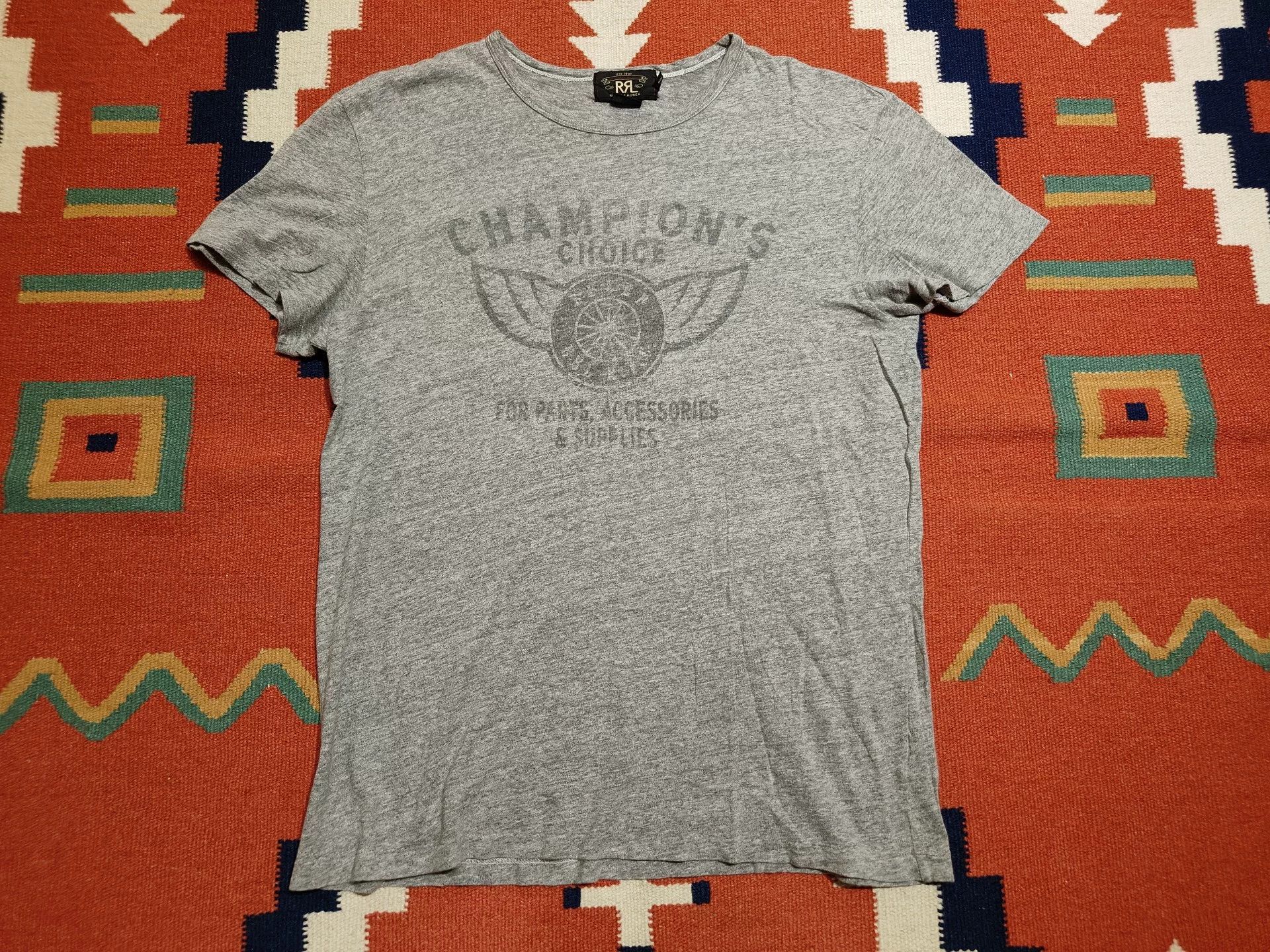 RRL Ralph Lauren Vintage RRL Military T-Shirt in Gray Size US M / EU 48-50 / 2 - 1 Thumbnail