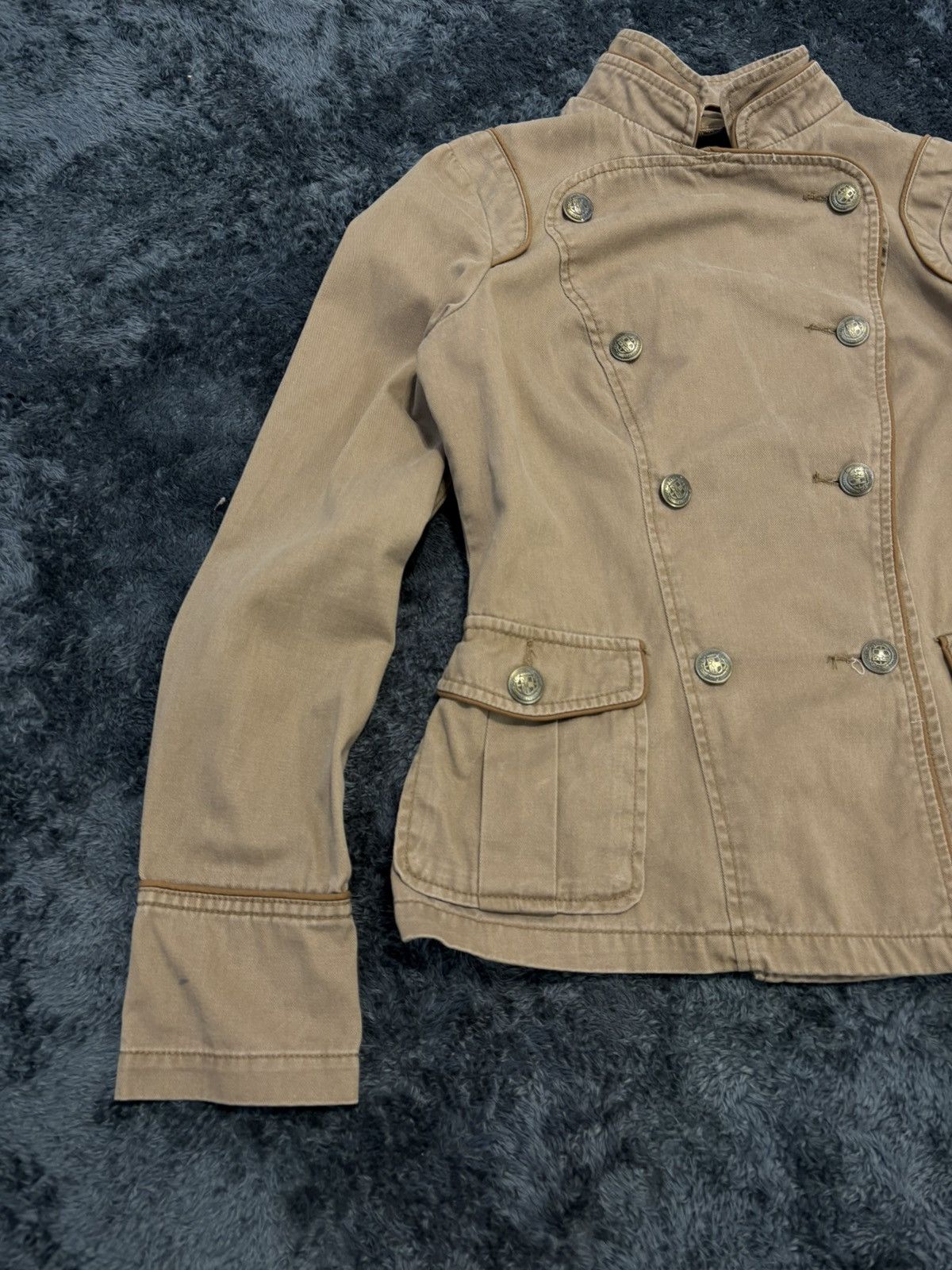 Hysteric Glamour × Undercover 00s Napoleon Military Jacket Coat YSL PPFM Balmain Vibe Size S / US 4 / IT 40 - 3 Thumbnail