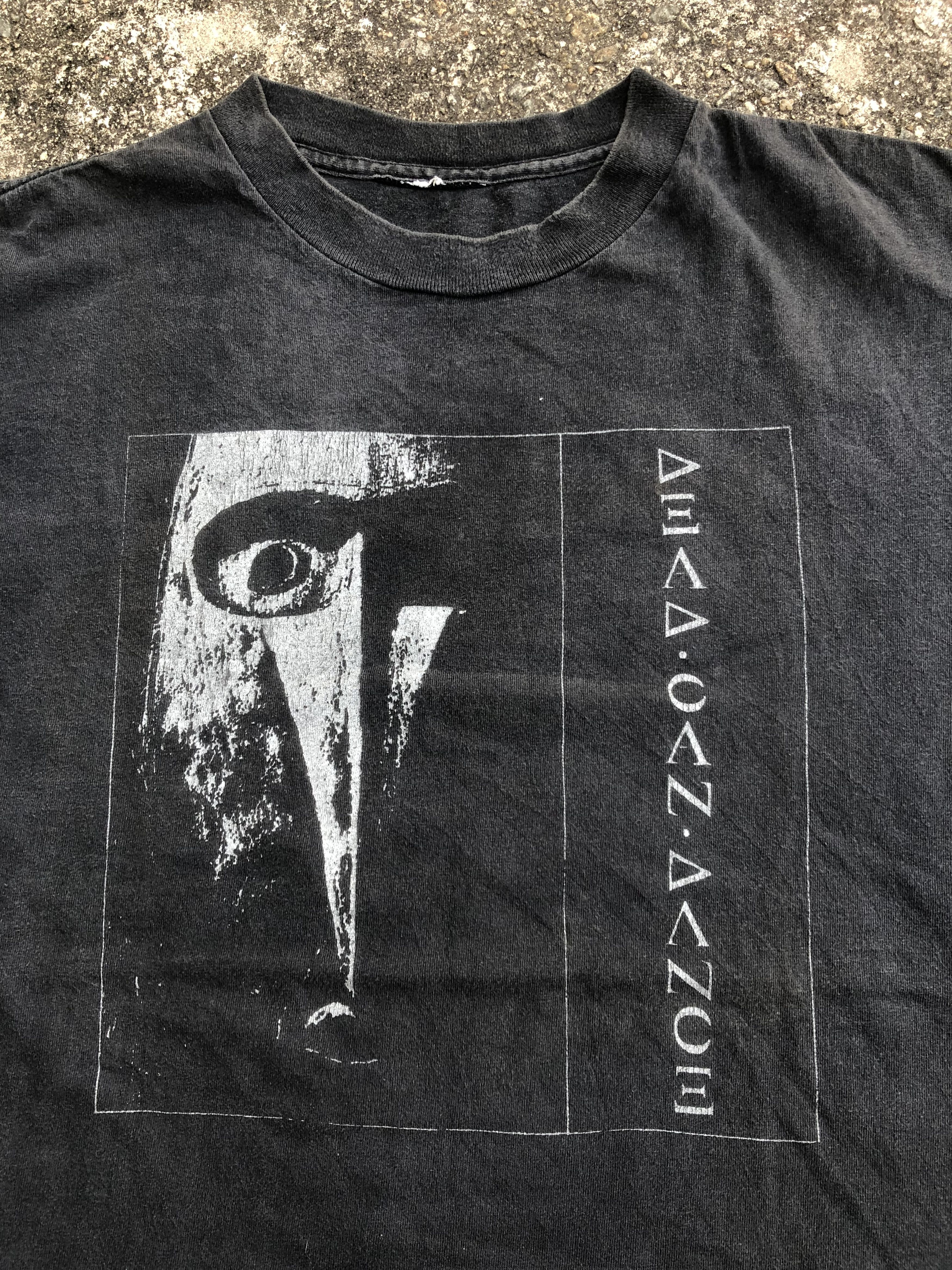 Vintage 🔥Vintage 90s DEAD CAN DANCE Industrial Gothic Band T-Shirt Size US L / EU 52-54 / 3 - 5 Thumbnail