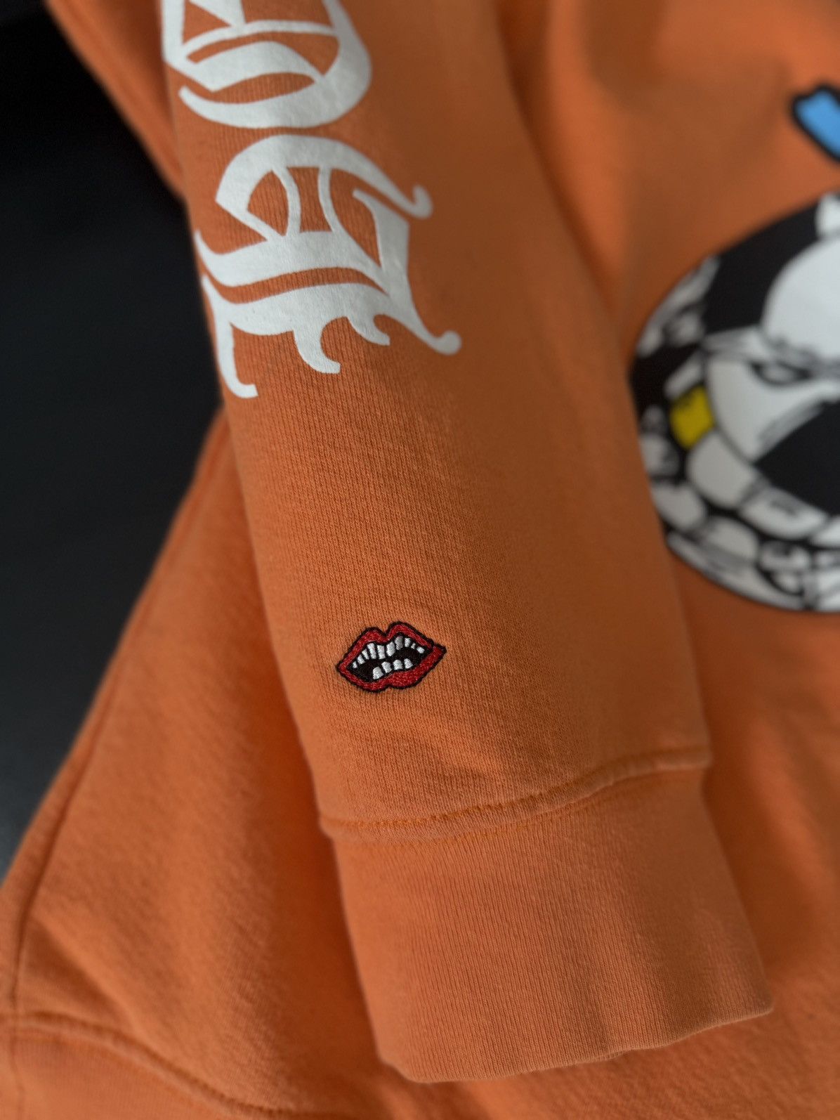 Chrome Hearts × Matty Boy Chrome Hearts Orange “LINK” Matty Boy Hoodie Size L Size US L / EU 52-54 / 3 - 9 Thumbnail