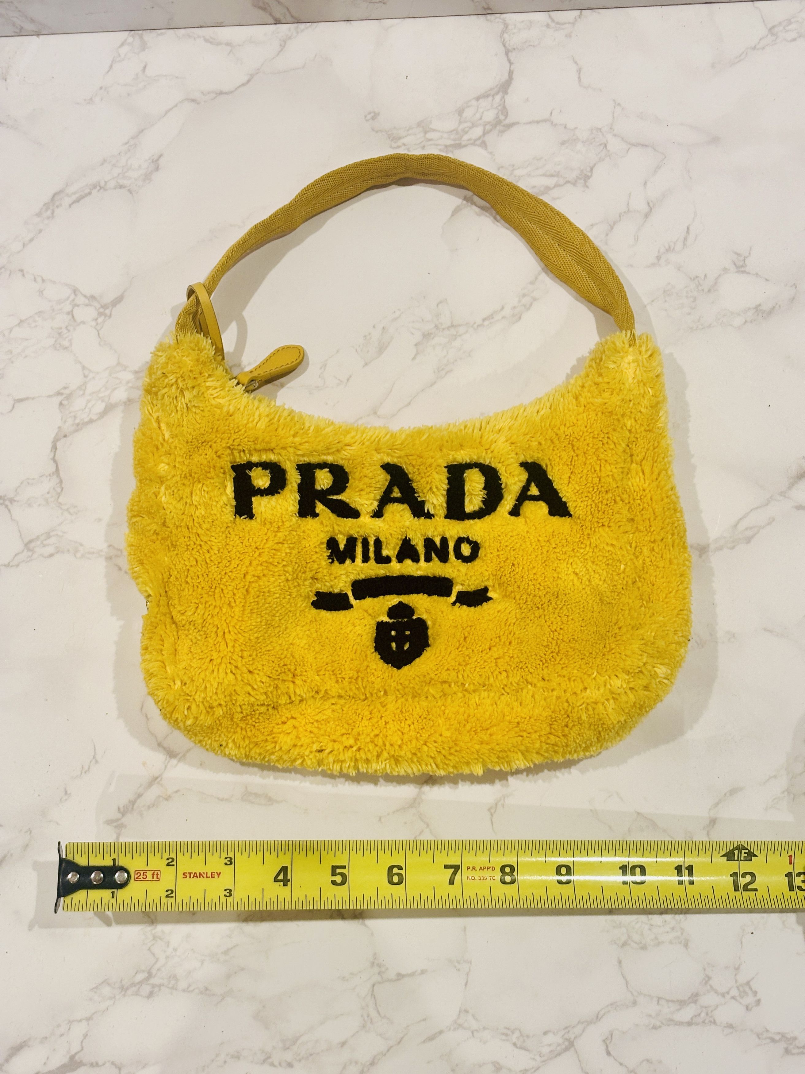 Prada Canary Fuzzy Bag Size ONE SIZE - 2 Thumbnail