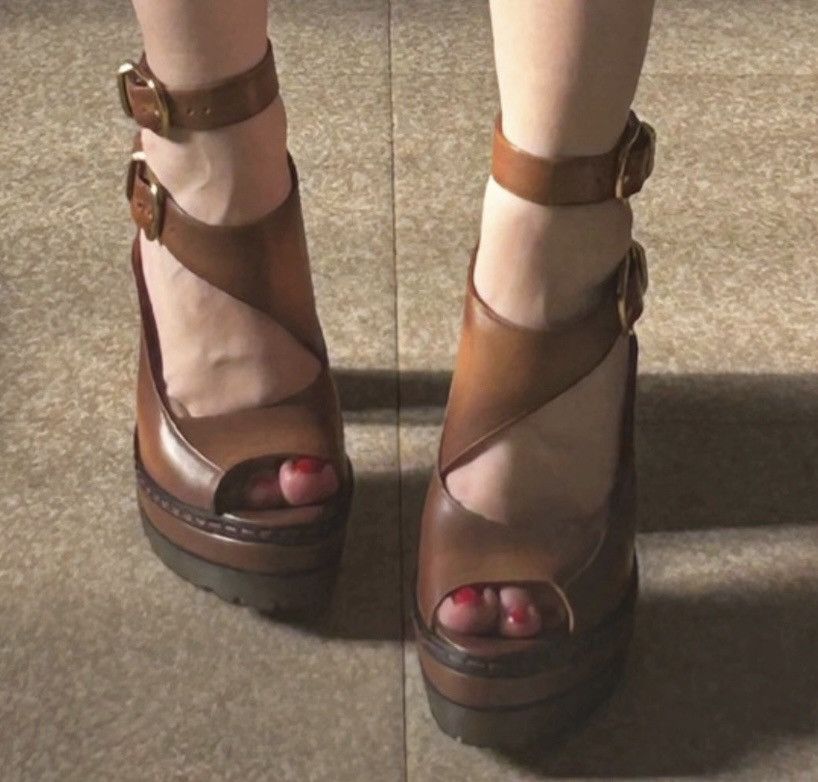 Chloe Chloé Leather “Western Daisy” sandals - Canyon Brown Size US 6 / IT 36 - 13 Thumbnail