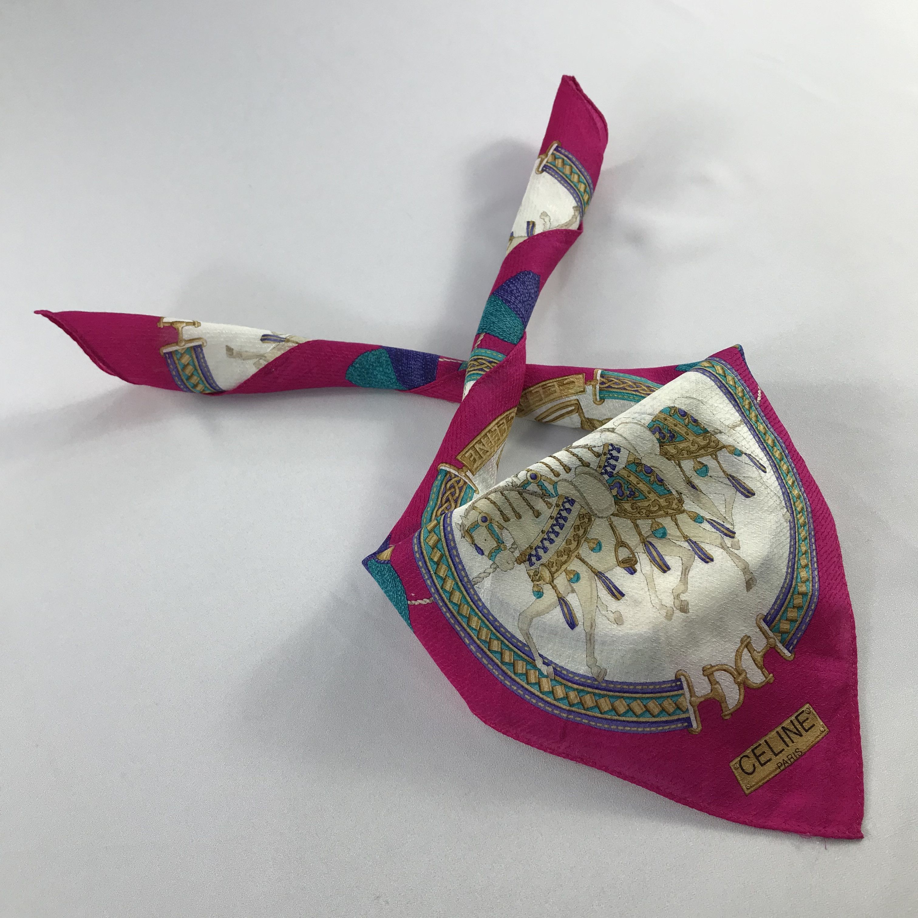 Celine Celine Handkerchief / Bandana / Neckerchief C613 Size ONE SIZE - 2 Thumbnail