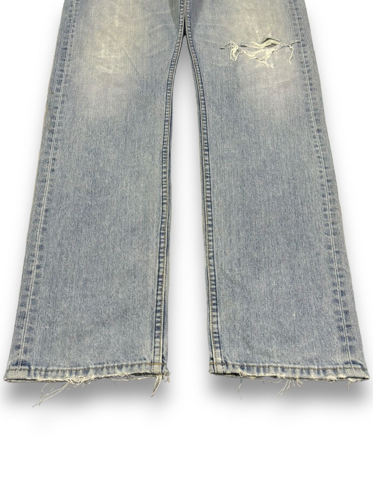 Levi's Vintage 90s Levis 505 Faded Straight Leg Distressed Jeans Size US 34 / EU 50 - 7 Thumbnail