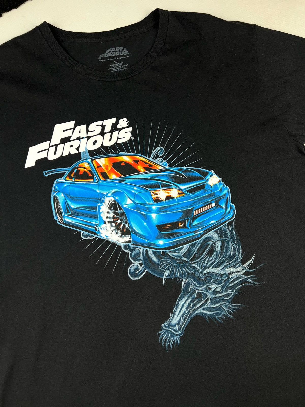 Vintage Fast And Furious Movie Promo TShirt Tee y2k Nissan gtr drift Size US XL / EU 56 / 4 - 2 Thumbnail