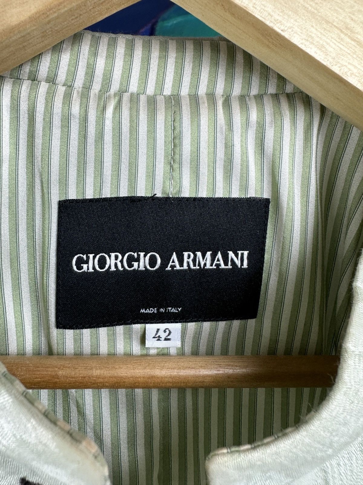 Giorgio Armani Giorgio Armani silk blazer Size M / US 6-8 / IT 42-44 - 2 Thumbnail