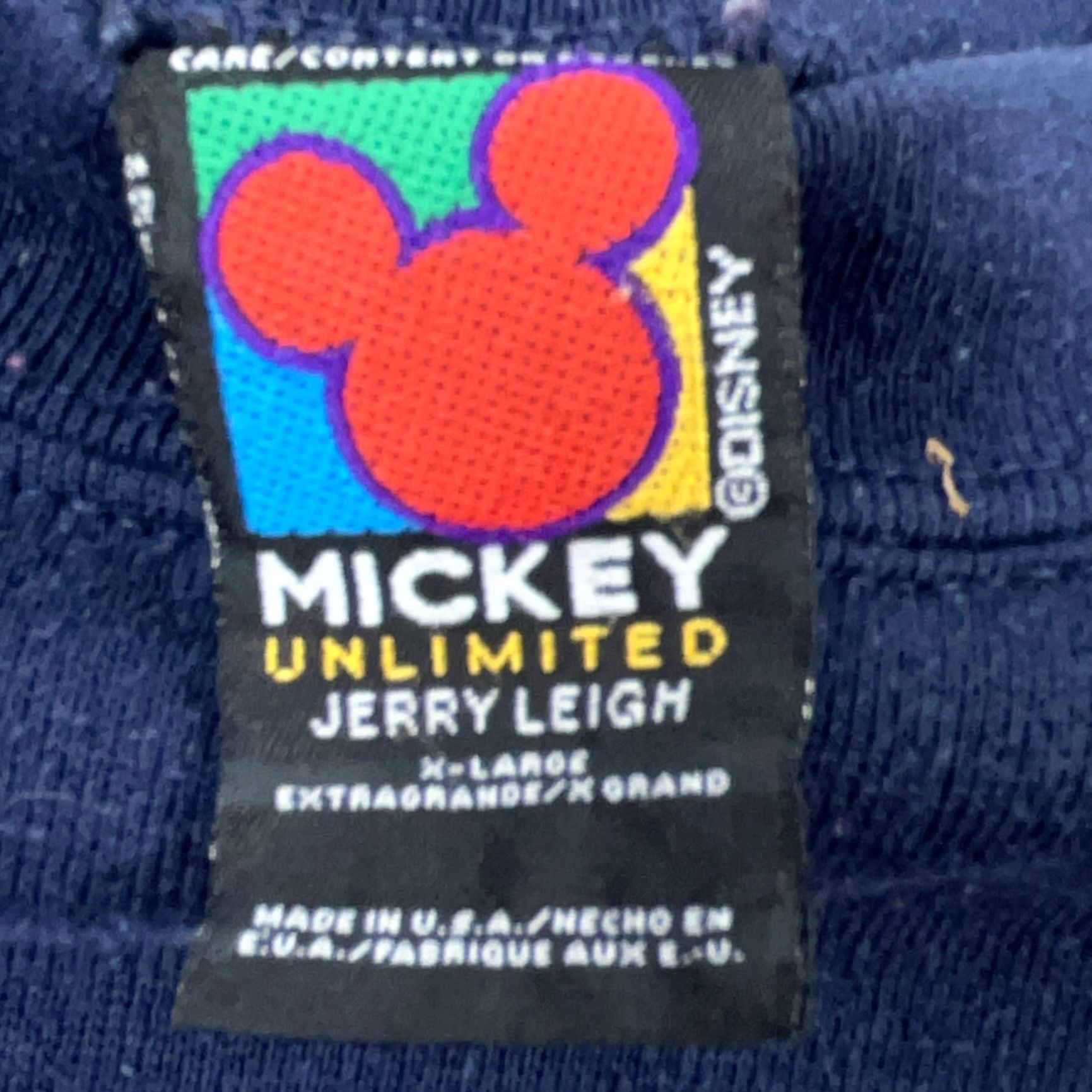 Mickey Unlimited VINTAGE Mickey Unlimited Disney Sweatshirt Men XL Blue Crewneck Sweater USA 90s Mickey Mouse Winter Logo Graphic Print Size US XL / EU 56 / 4 - 2 Thumbnail