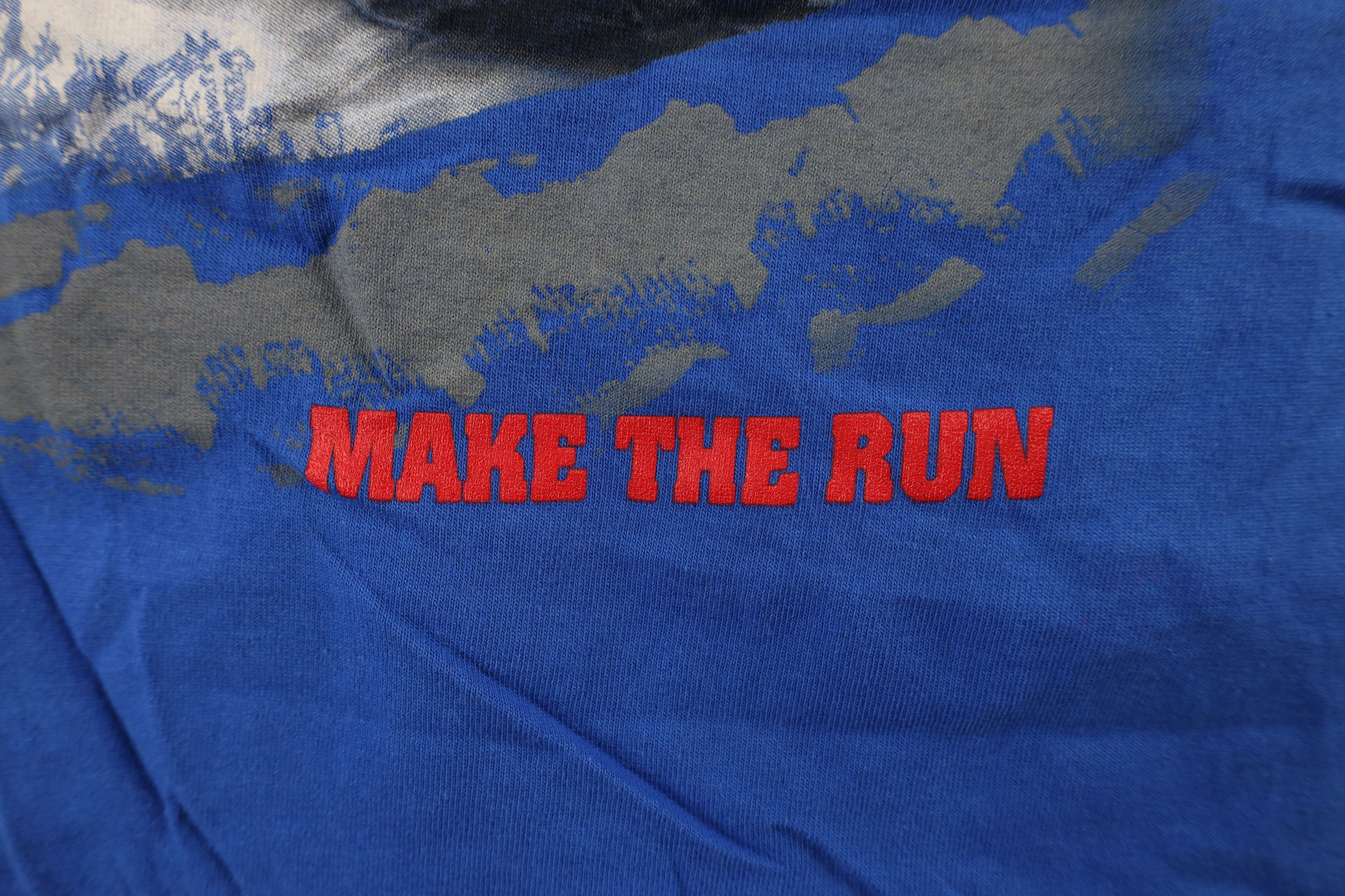 Marlboro Vintage 90s Marlboro Skiing Pocket T-Shirt Blue Cotton USA Size US XL / EU 56 / 4 - 9 Thumbnail