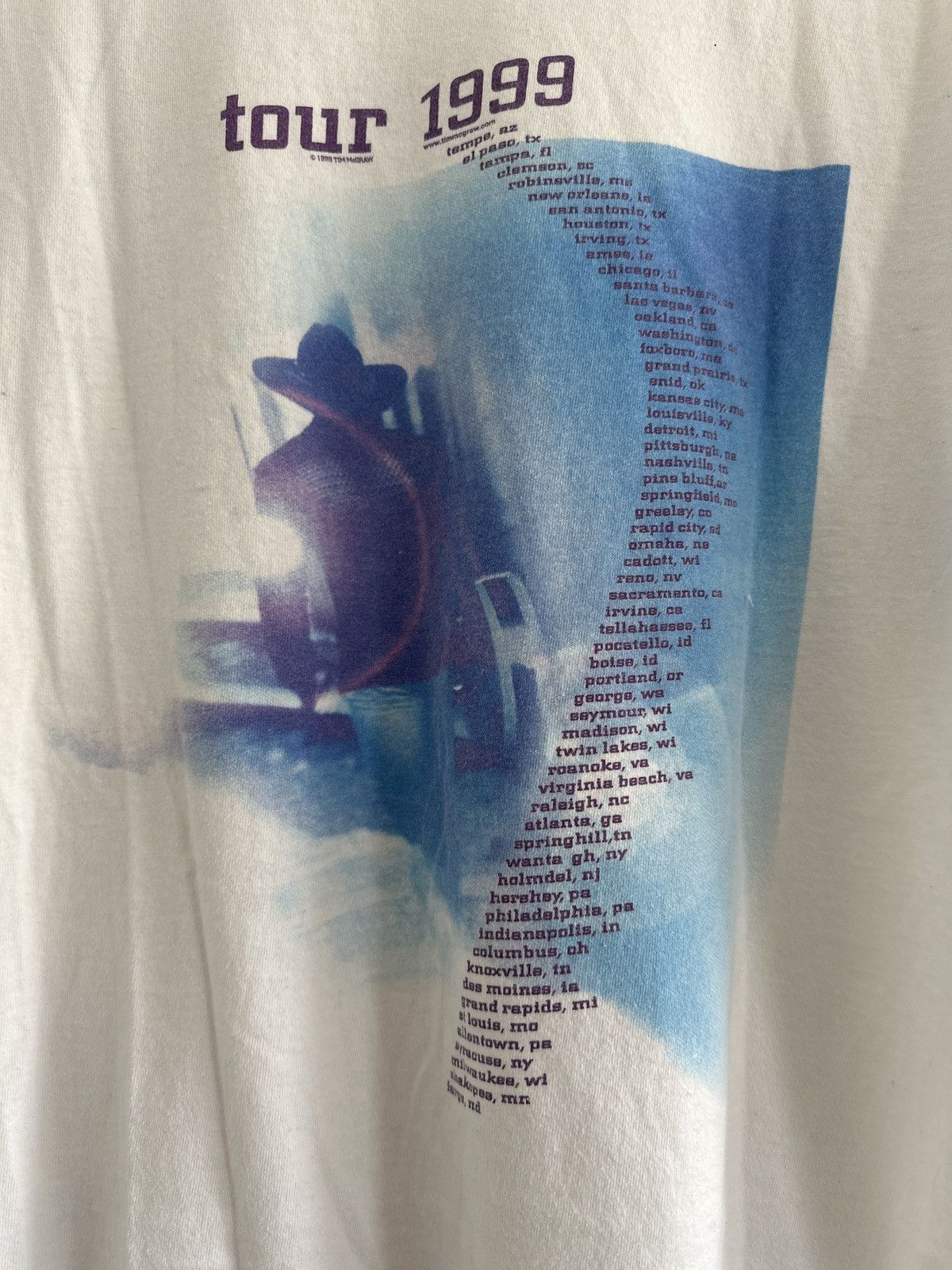 Band Tees × Vintage Vintage Tim McGraw 1999 tour t shirt Size US L / EU 52-54 / 3 - 3 Thumbnail