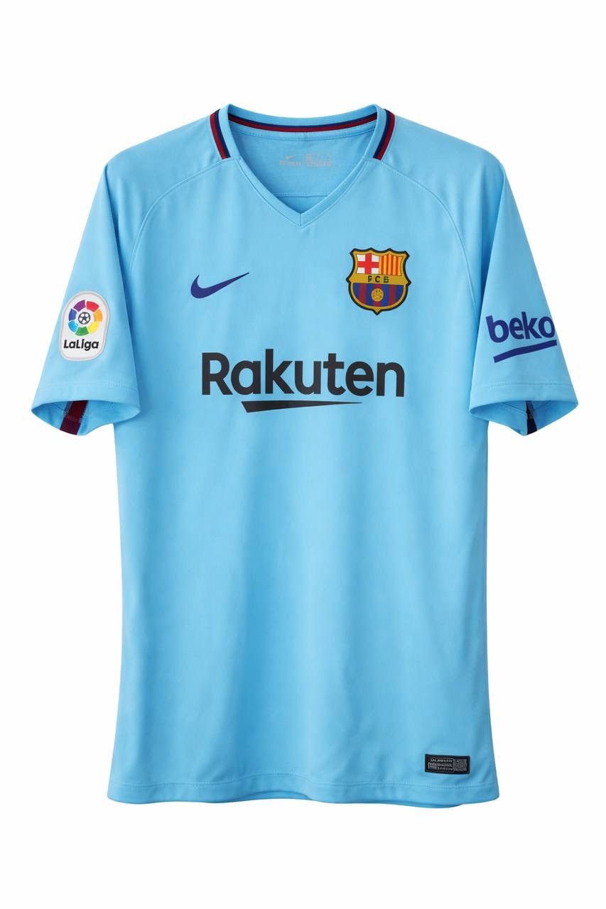 Nike Nike FC Barcelona Away Jersey 2017/18 Blue Rakuten Size XXL Size US XXL / EU 58 / 5 - 1 Thumbnail