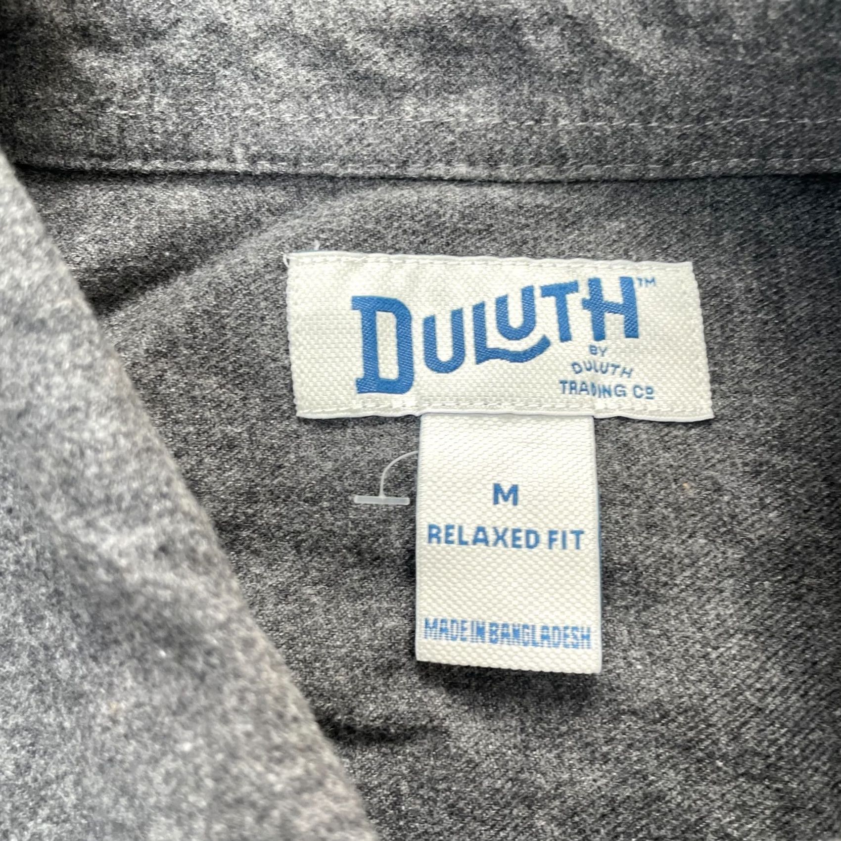 Vintage Duluth Shirt Mens Medium Gray Heathered Flannel Relaxed Fit Cotton Button Down Shirt Size US M / EU 48-50 / 2 - 3 Thumbnail