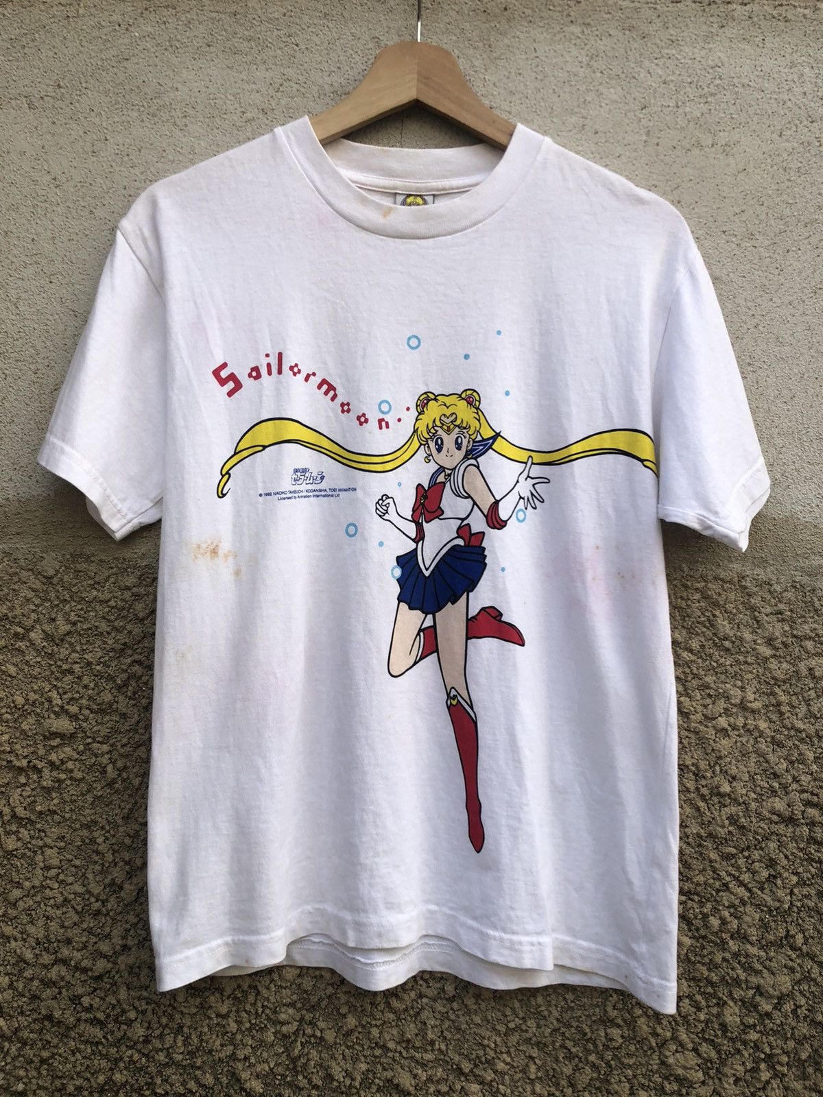 Anime × Cartoon Network × Vintage Rare!! Vintage 90s Sailormoon Anime Japan Tshirt Size US S / EU 44-46 / 1 - 1 Thumbnail