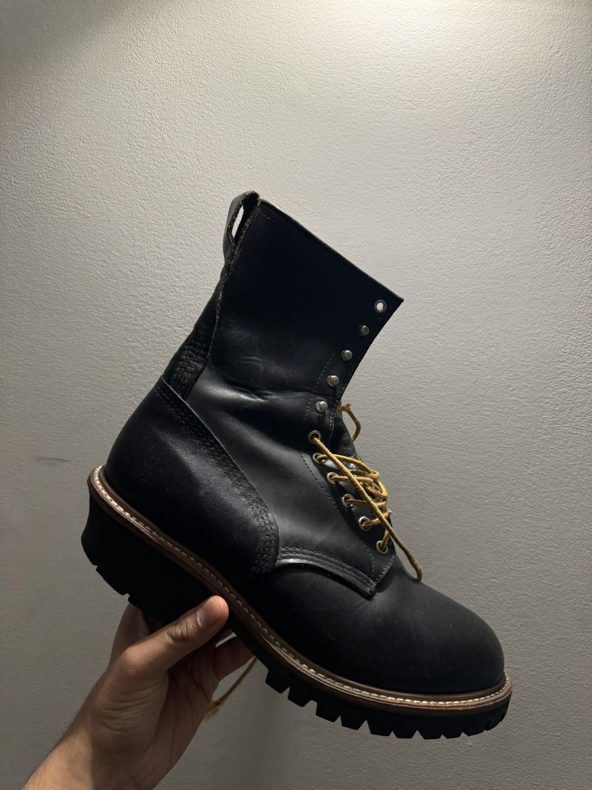 Red Wing Logger Boots Made in USA