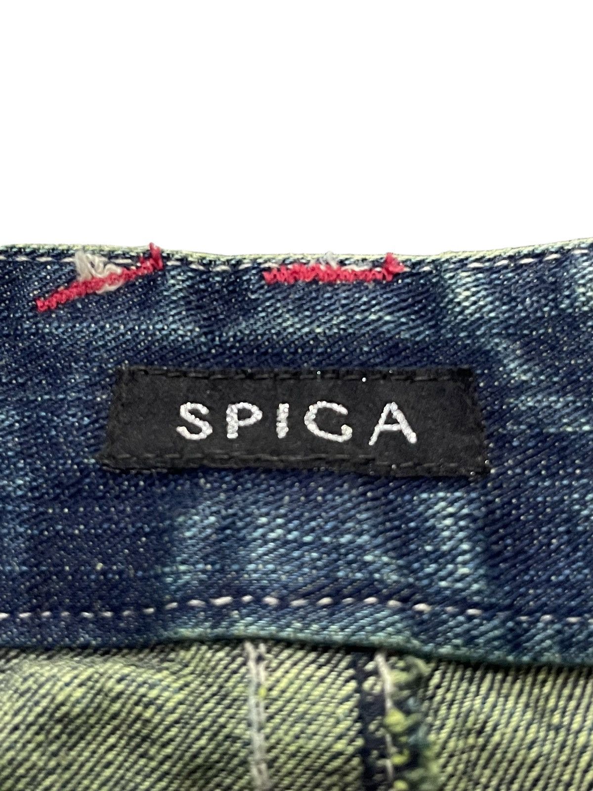 If Six Was Nine × Le Grande Bleu (L.G.B.) Spica Japan Mud Mooss Flared Wide Parachute Suspender Jeans Size US 30 / EU 46 - 16 Thumbnail