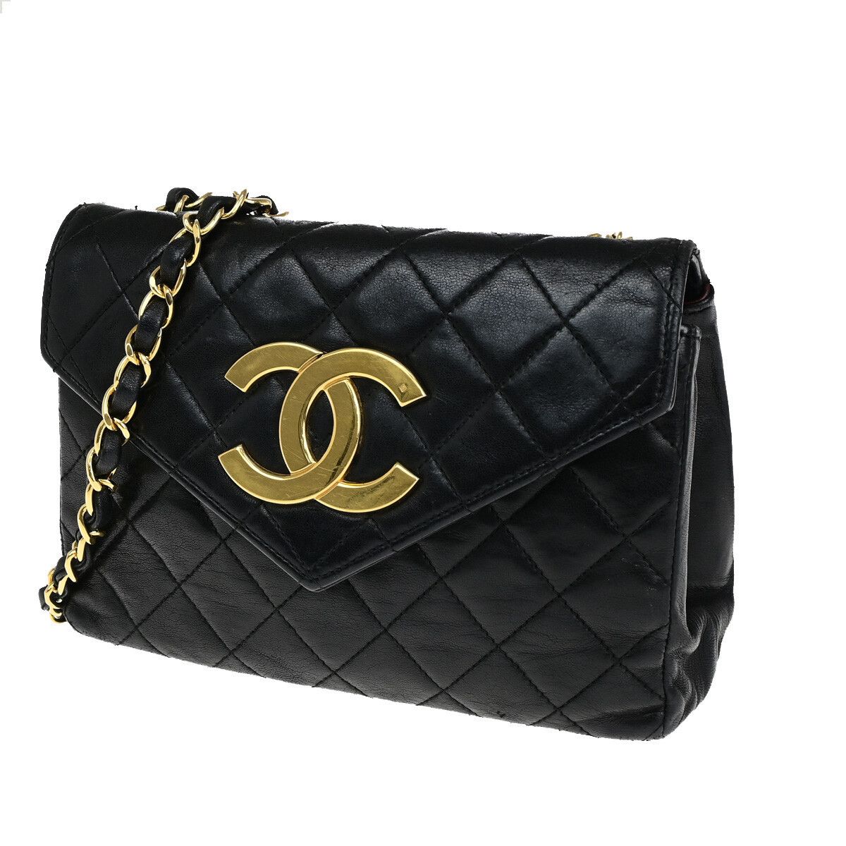 Chanel Chanel Vintage Envelope Flap Bag Quilted Lambskin Size ONE SIZE - 1 Thumbnail