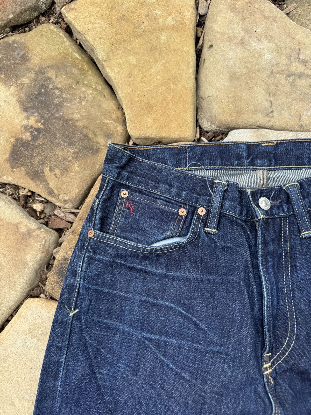 Vintage Vintage Polo Ralph Lauren Indigo Denim Pants Size US 30 / EU 46 - 7 Thumbnail