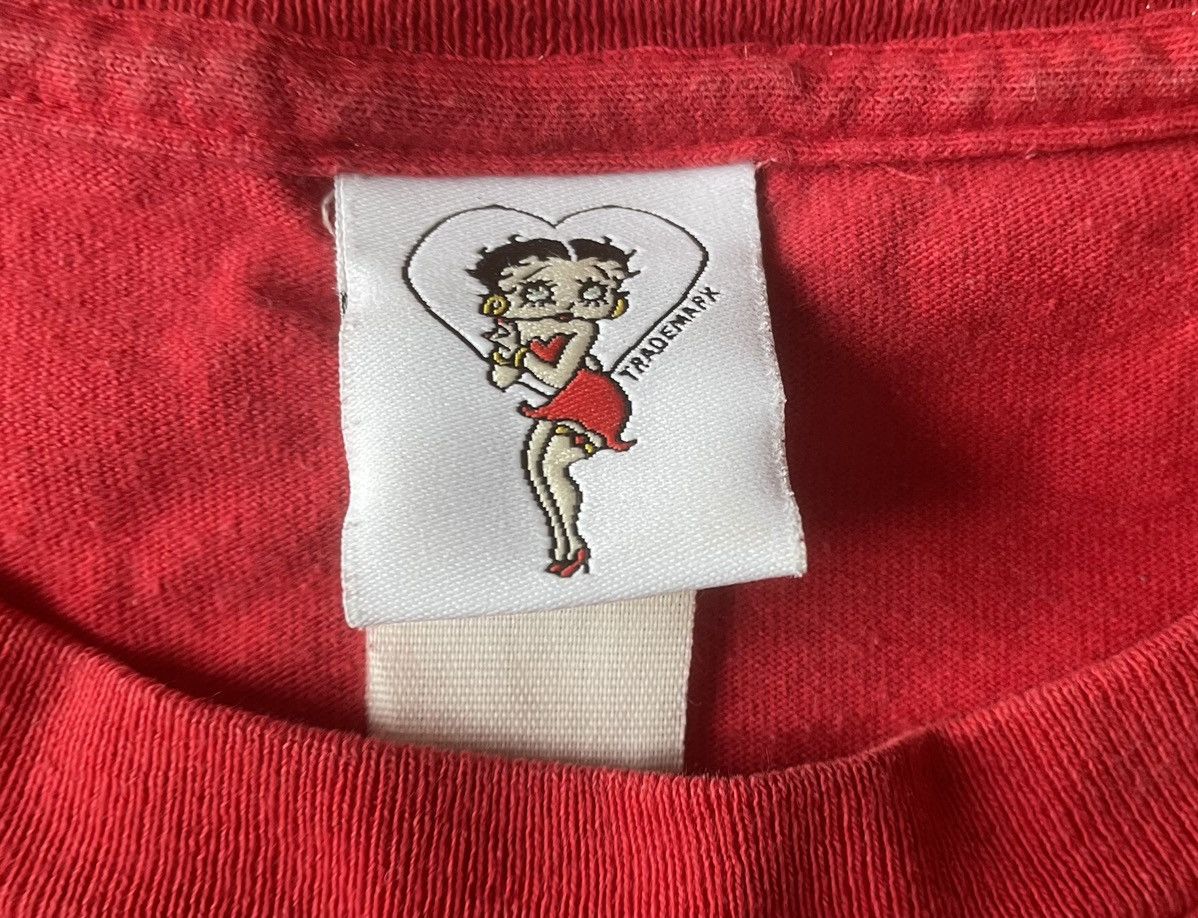 Vintage 2001 Vintage Betty Boop ‘Hot Mama’ T-Shirt - Red Biker Tee Size US XL / EU 56 / 4 - 3 Thumbnail