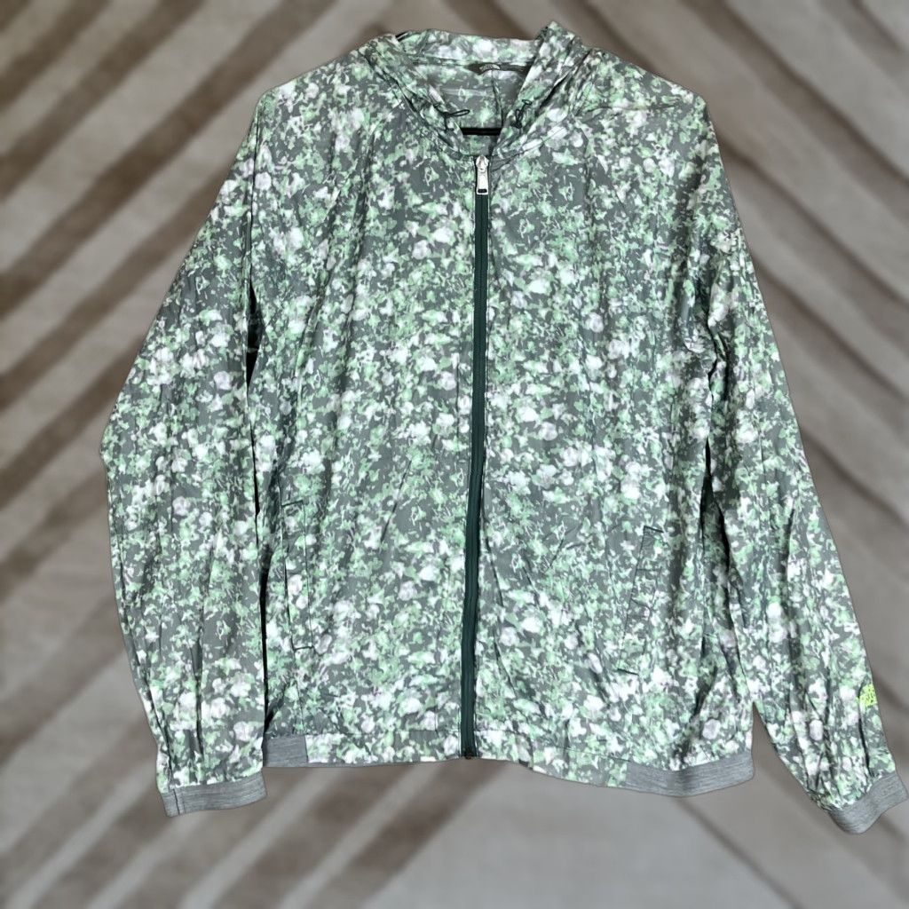 The North Face The North Face Womens Jacket Gray Mint Hooded Lightweight Full Zip Large Size L / US 10 / IT 46 - 1 Thumbnail